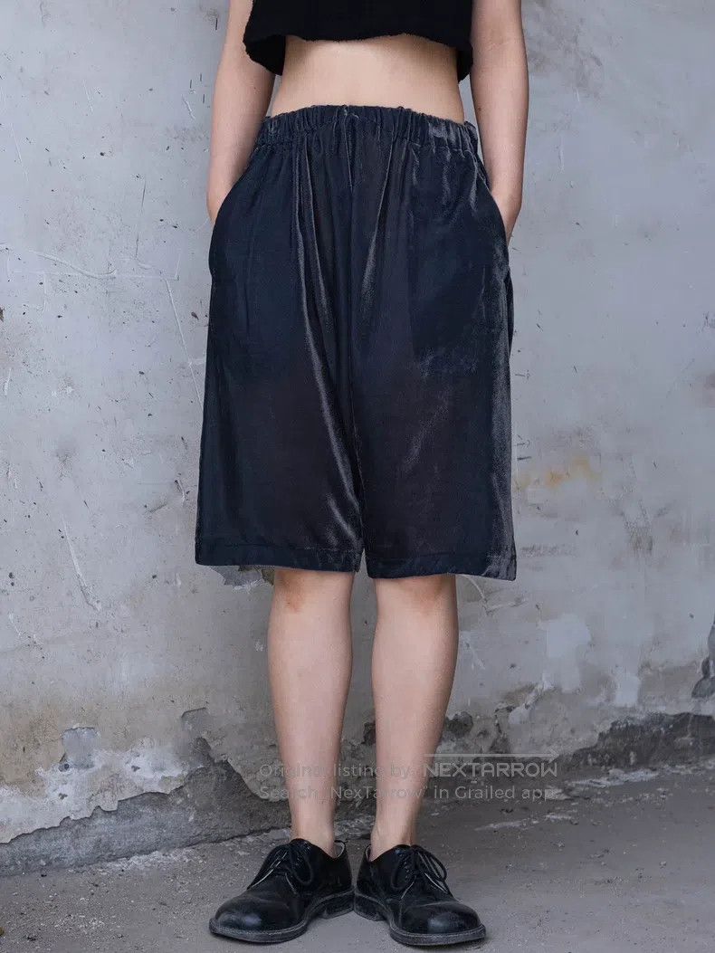 Comme des Garcons Comme Des Garcons size XS Gray Velvet Shorts Size 23" - 7 Thumbnail