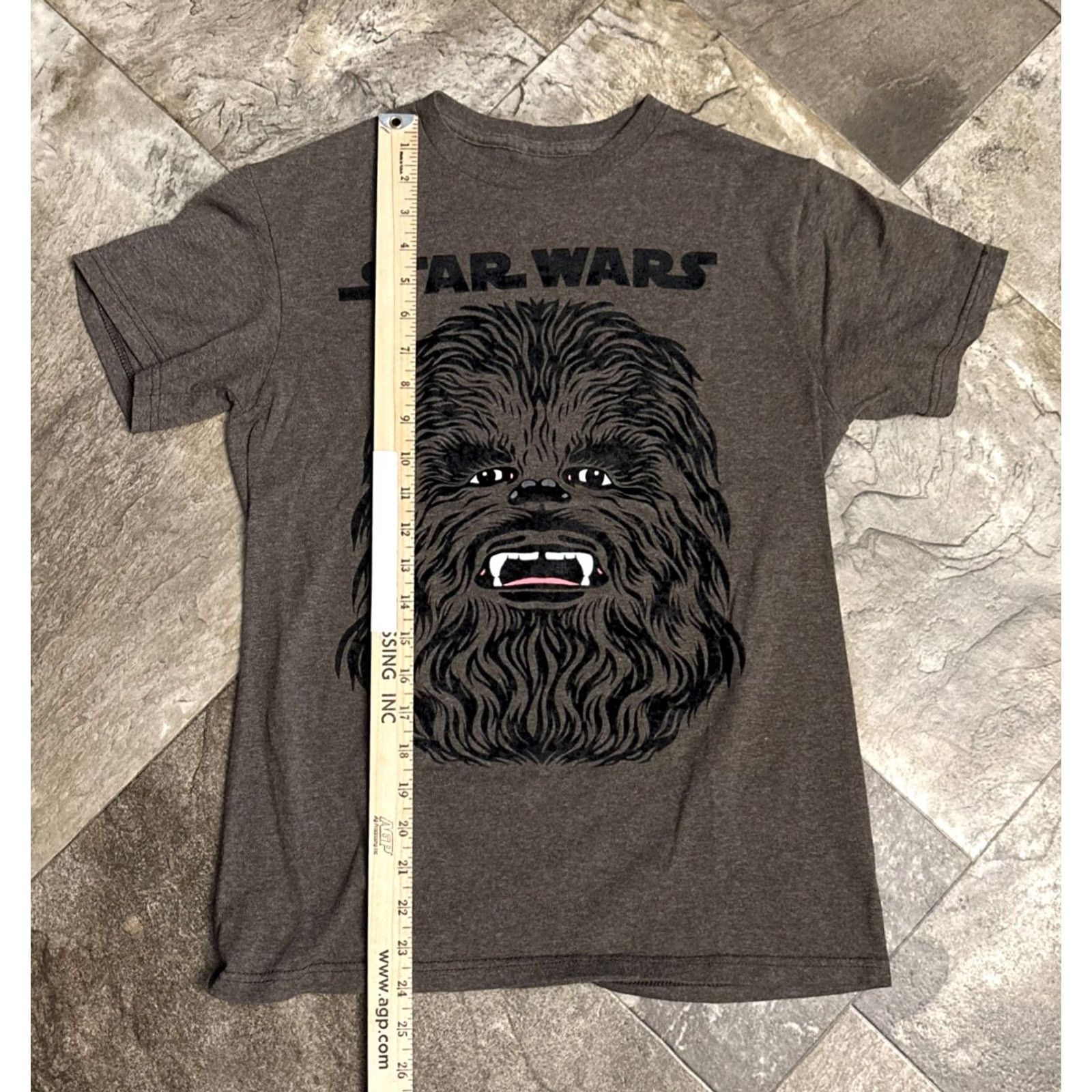 Star Wars Star Wars Shirt Mens S Brown Movie Chewbacca Chewie dark Raised Graphic Size US S / EU 44-46 / 1 - 4 Thumbnail