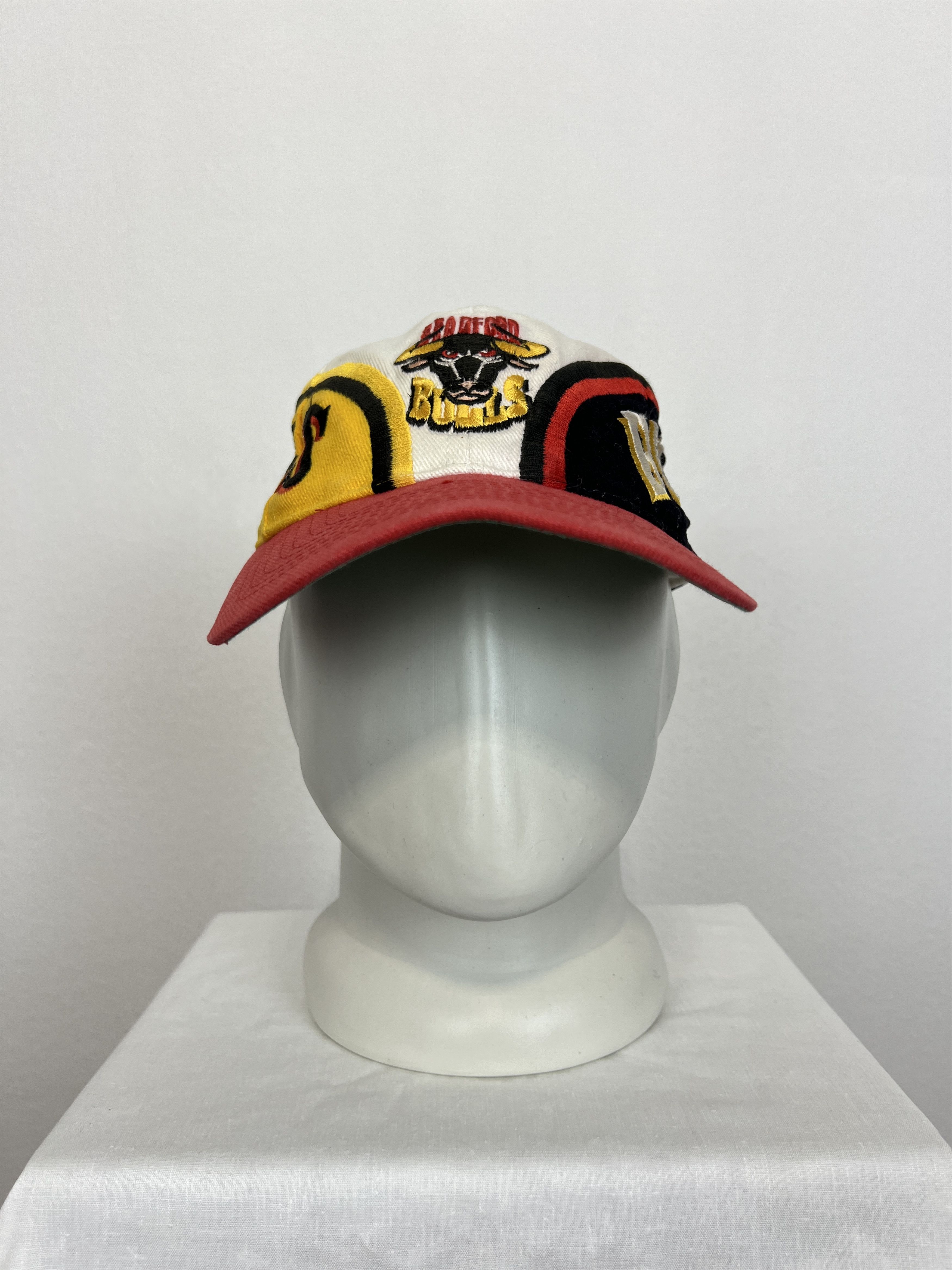 Vintage Bradford Bulls Rugby Union Baseball Cap Snapback Adult Size ONE SIZE - 1 Thumbnail