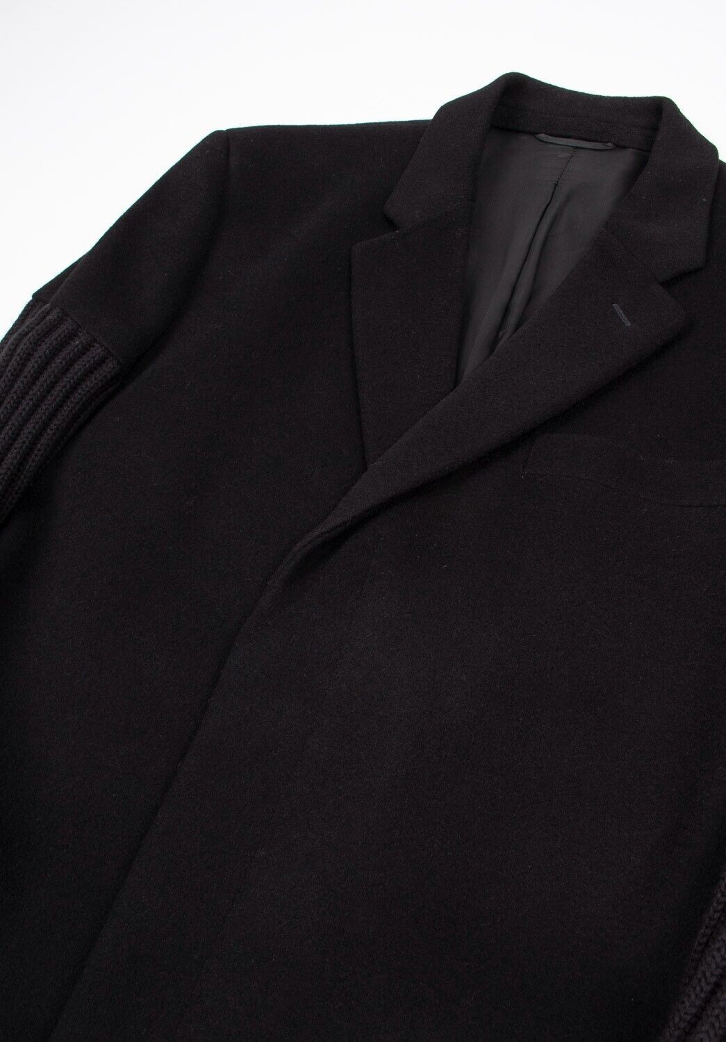 Helmut Lang Helmut Lang Cashmere coat bondage knit sleeves overcoat Size US M / EU 48-50 / 2 - 4 Thumbnail