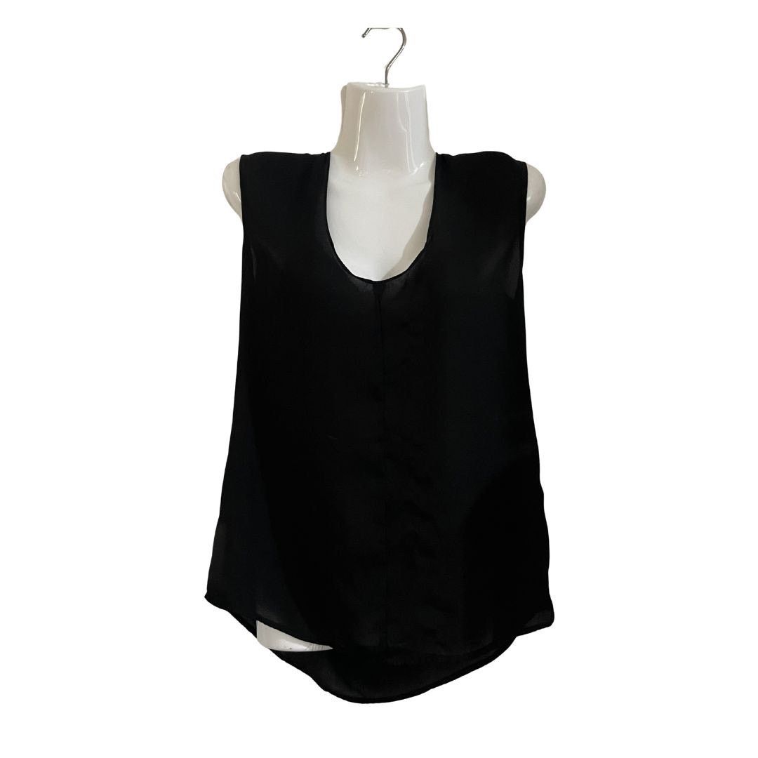 Other Stella Luce Sleeveless Black Top Blouse Small Classy chic Size S / US 4 / IT 40 - 1 Thumbnail