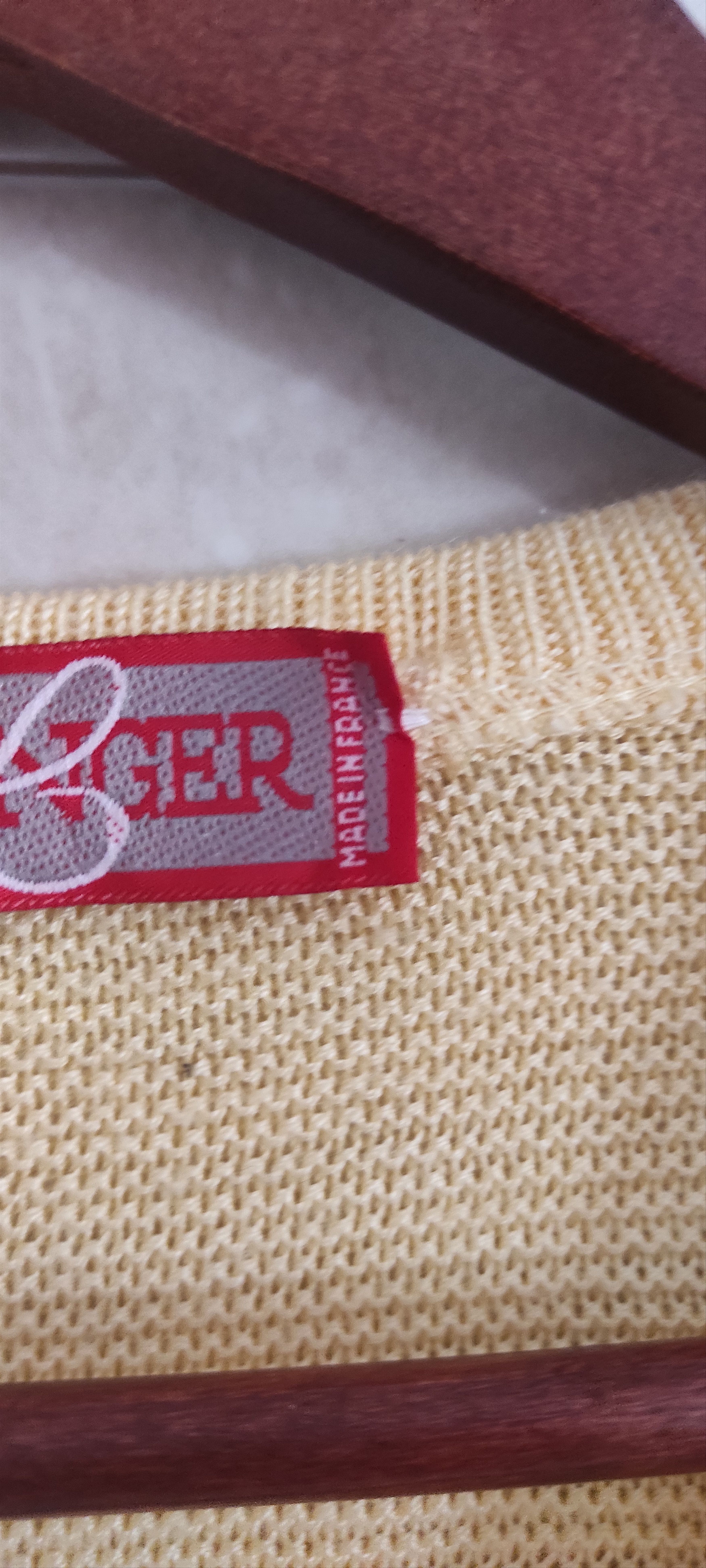 Vintage Lewinger Golf Cardigan Mens Retro Cable Knit Tennis Sweater Size US XL / EU 56 / 4 - 6 Thumbnail
