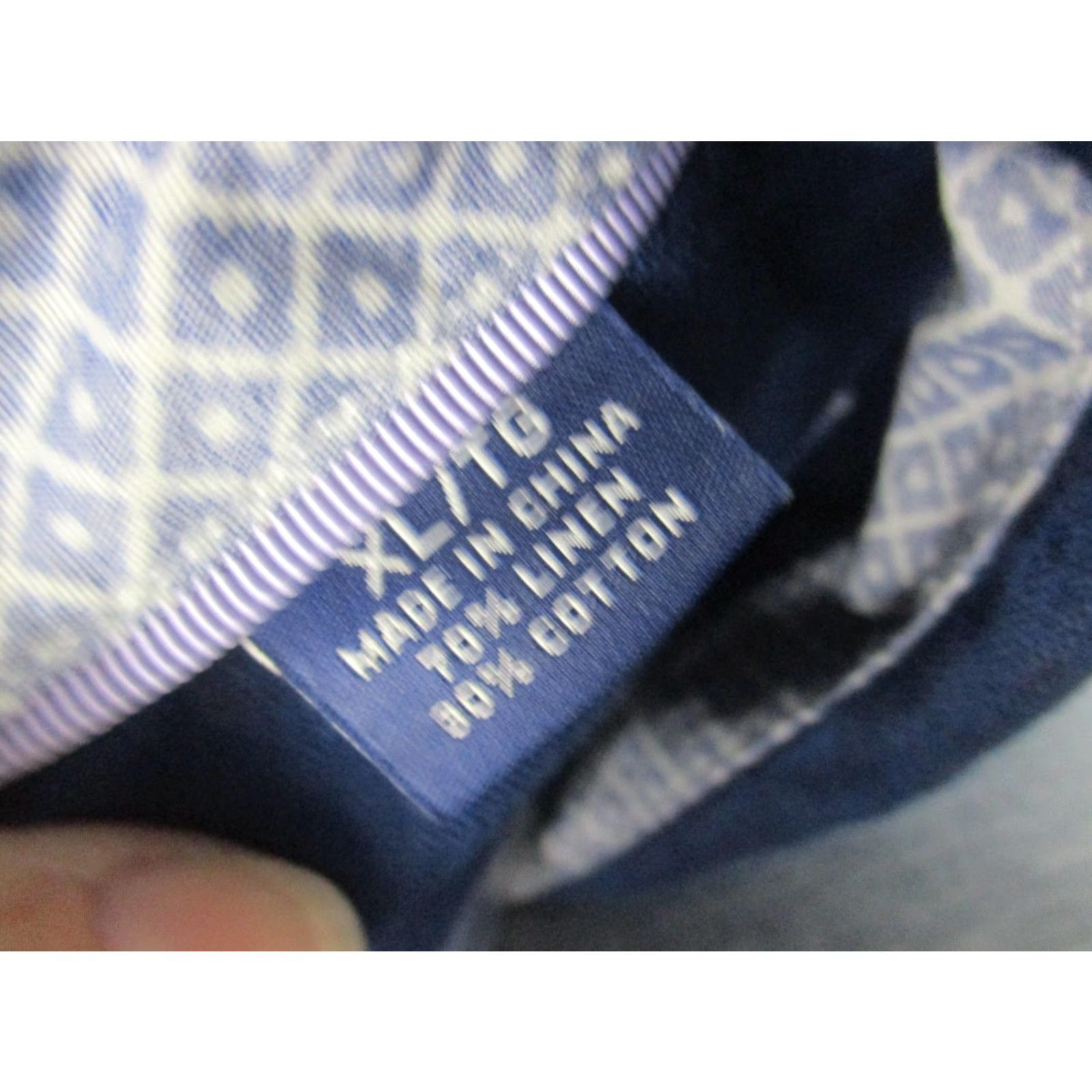 Tommy Bahama Tommy Bahama Shirt Mens XL Blue Linen Cotton Long Sleeve Button-Up Casual Pocket Shirt Size US XL / EU 56 / 4 - 7 Thumbnail