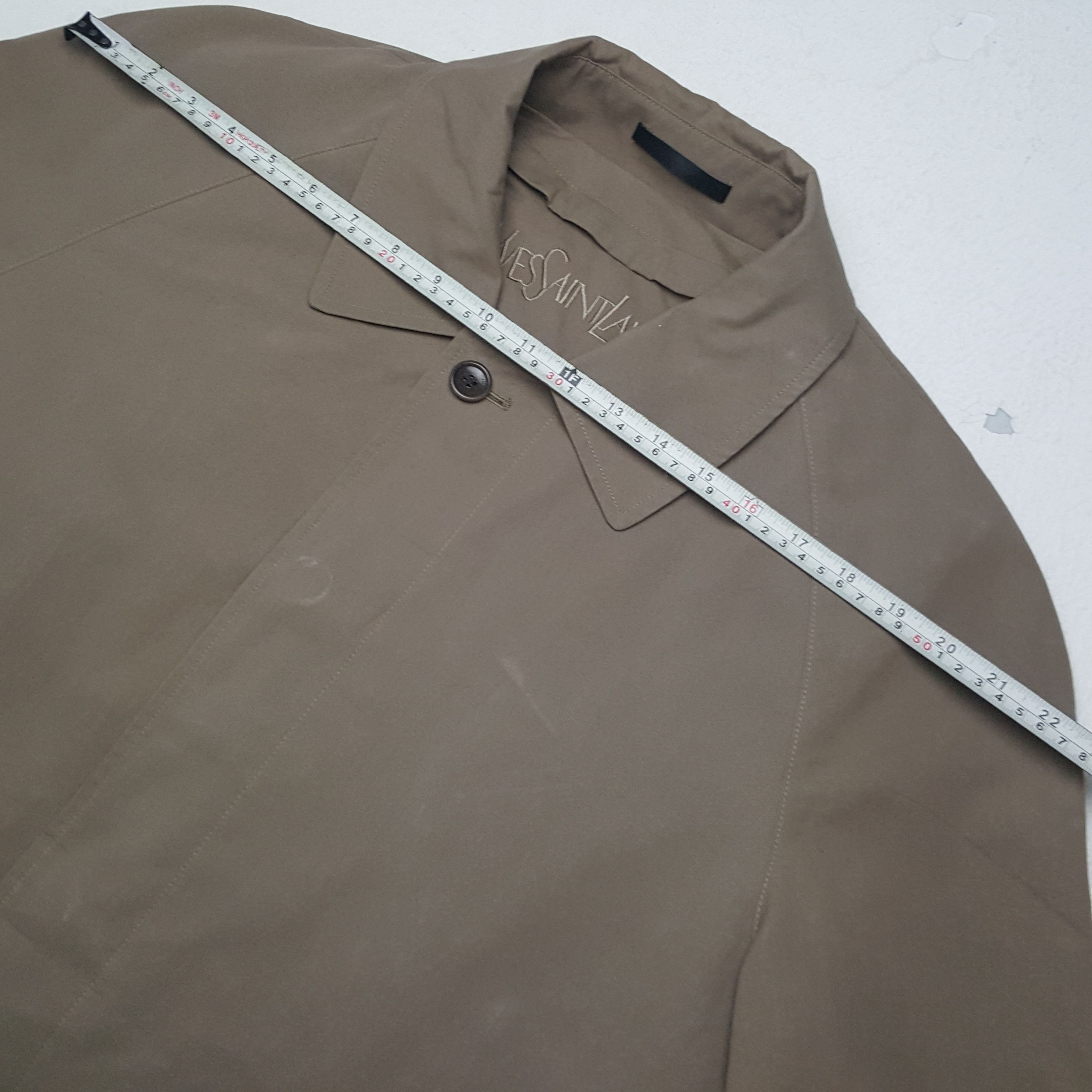 Vintage × Yves Saint Laurent Vintage Yves Saint Laurent Trench Coat Jacket Size US L / EU 52-54 / 3 - 5 Thumbnail