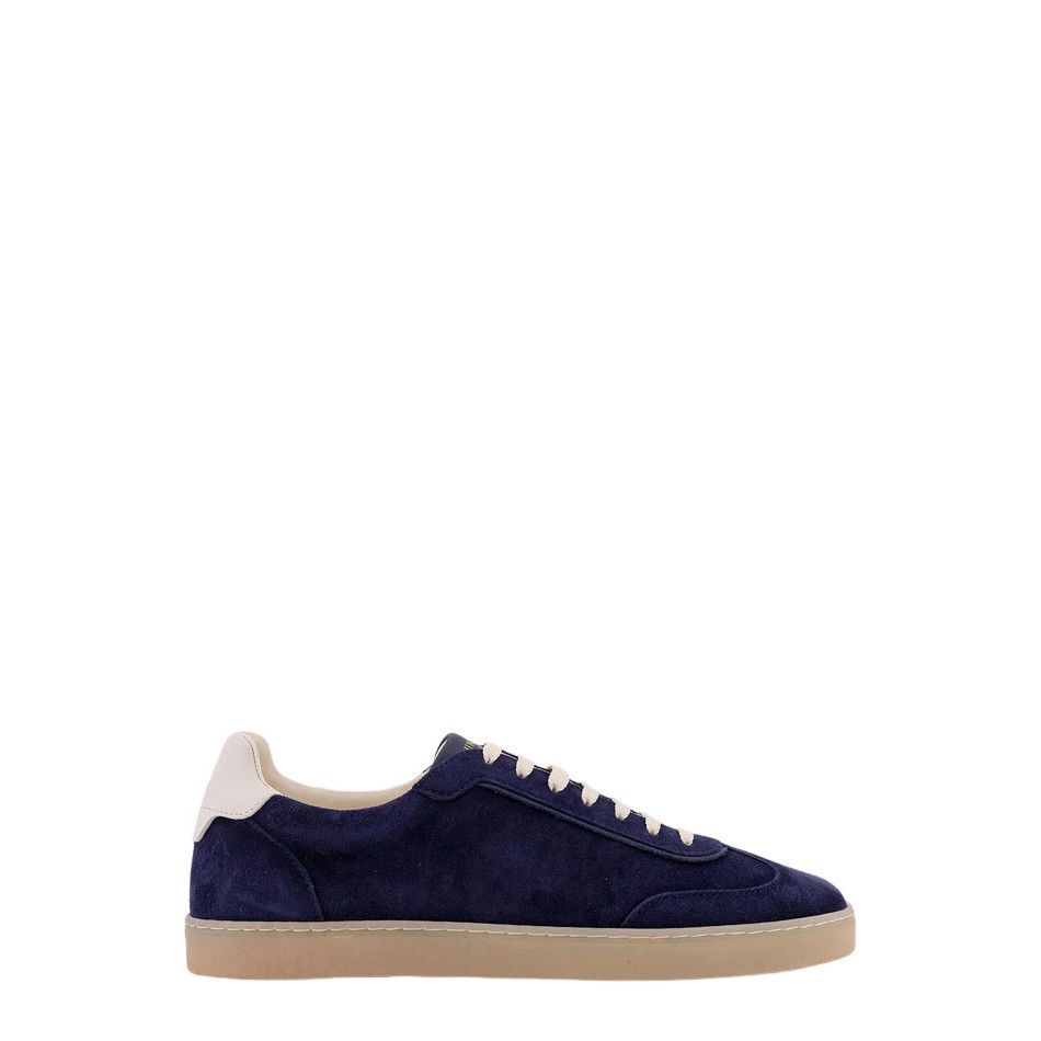 Brunello Cucinelli BRUNELLO CUCINELLI Blue Suede Sneakers New & Authentic (Men' Size US 9 / EU 42 - 1 Thumbnail