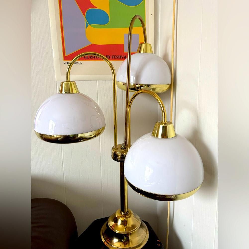 Vintage 90’s Tri-Light Table Lamp work