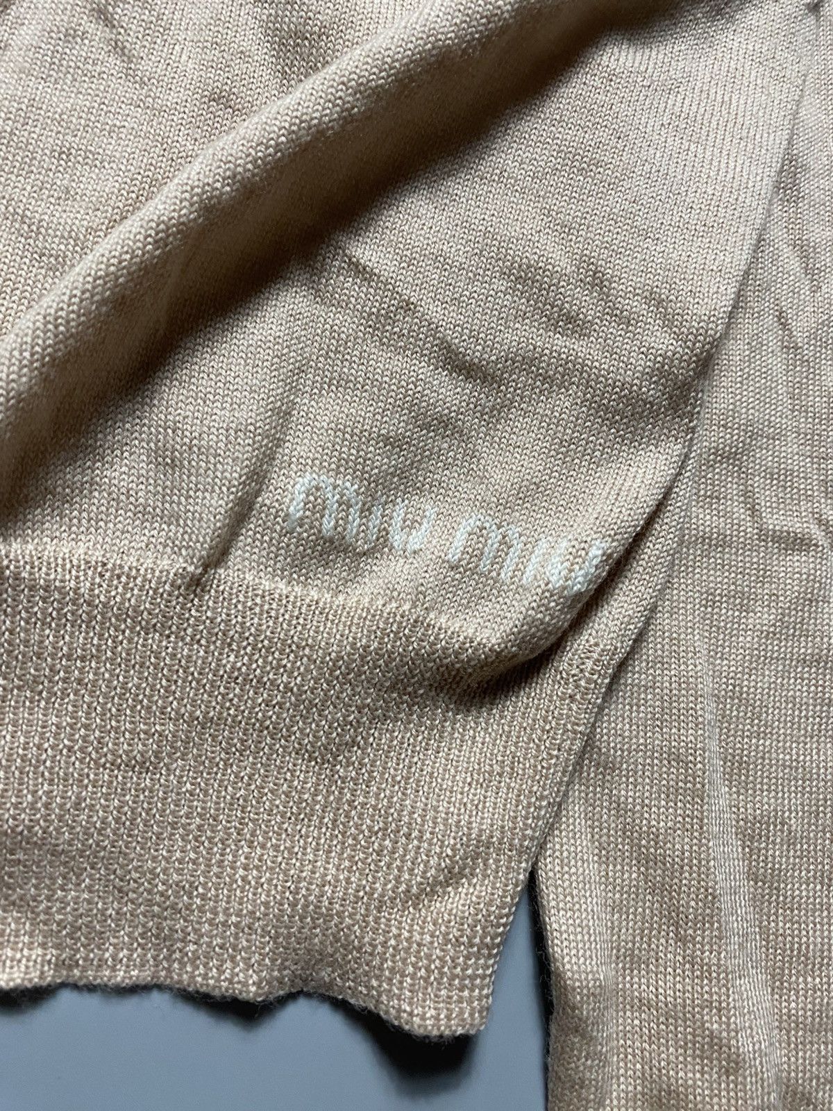 Miu Miu MIU MIU 2018 RIBBON CARDIGAN WOOL Size S / US 4 / IT 40 - 5 Thumbnail