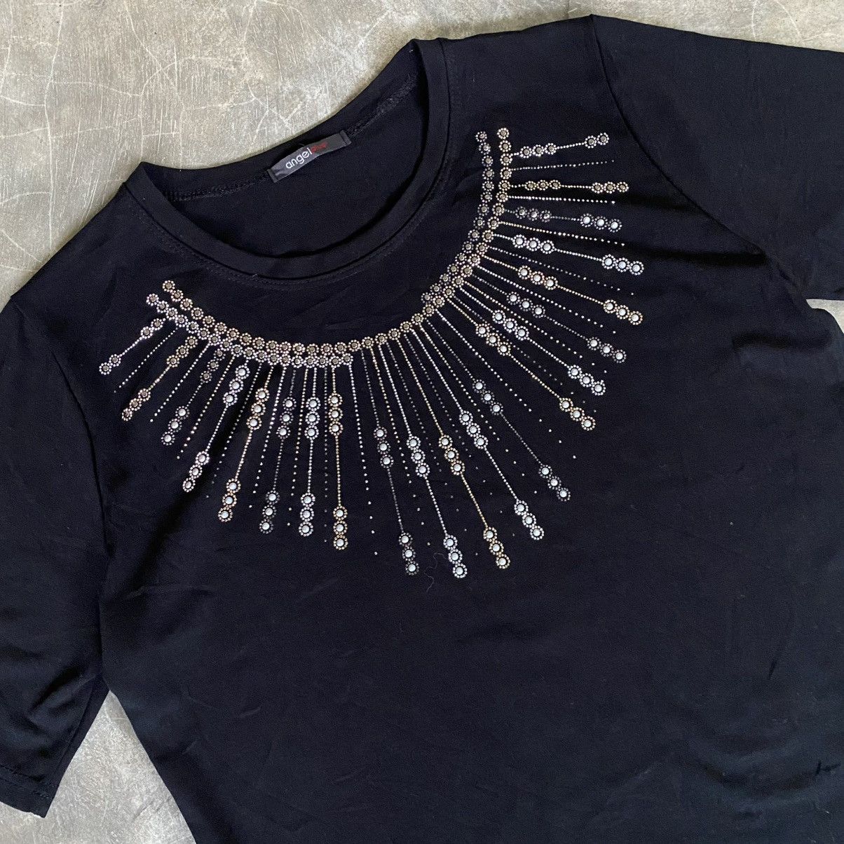 If Six Was Nine Angel Plus Vkei Style Necklace T-Shirt Size M / US 6-8 / IT 42-44 - 2 Thumbnail
