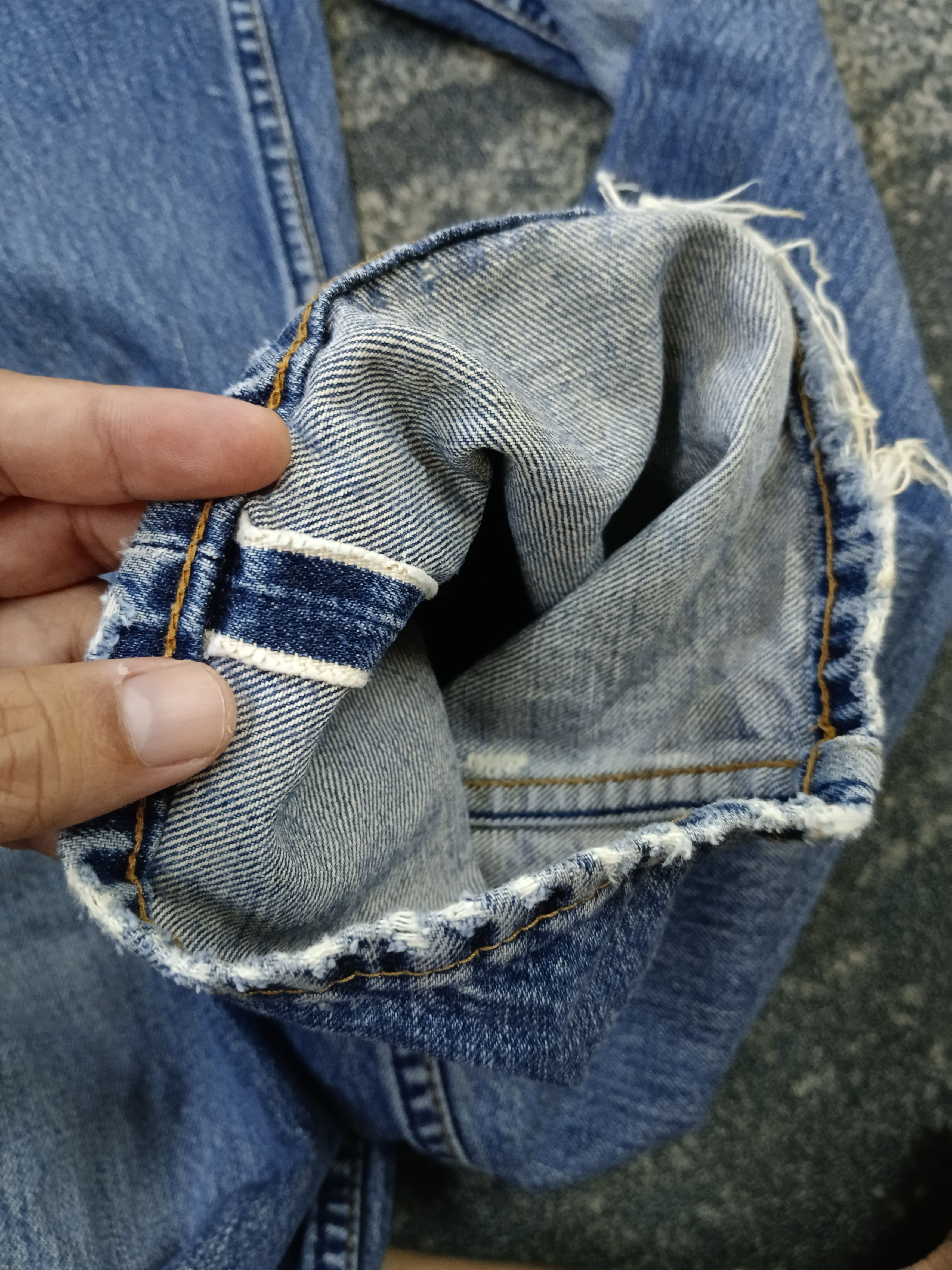 Levi's Vintage Clothing VINTAGE 90s LEVIS 503 SELVEDGE DENIM PANTS Size US 28 / EU 44 - 9 Thumbnail