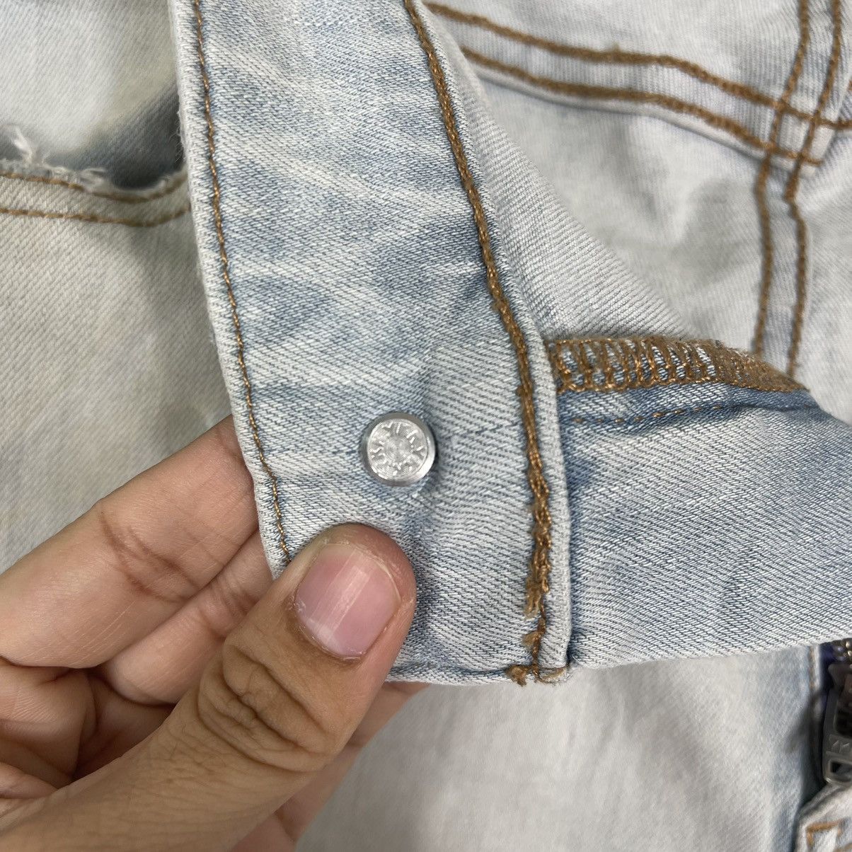 Japanese Brand Azul By Moussy Inspired Hysteric Glamour Skinny Jeans Size US 32 / EU 48 - 14 Thumbnail