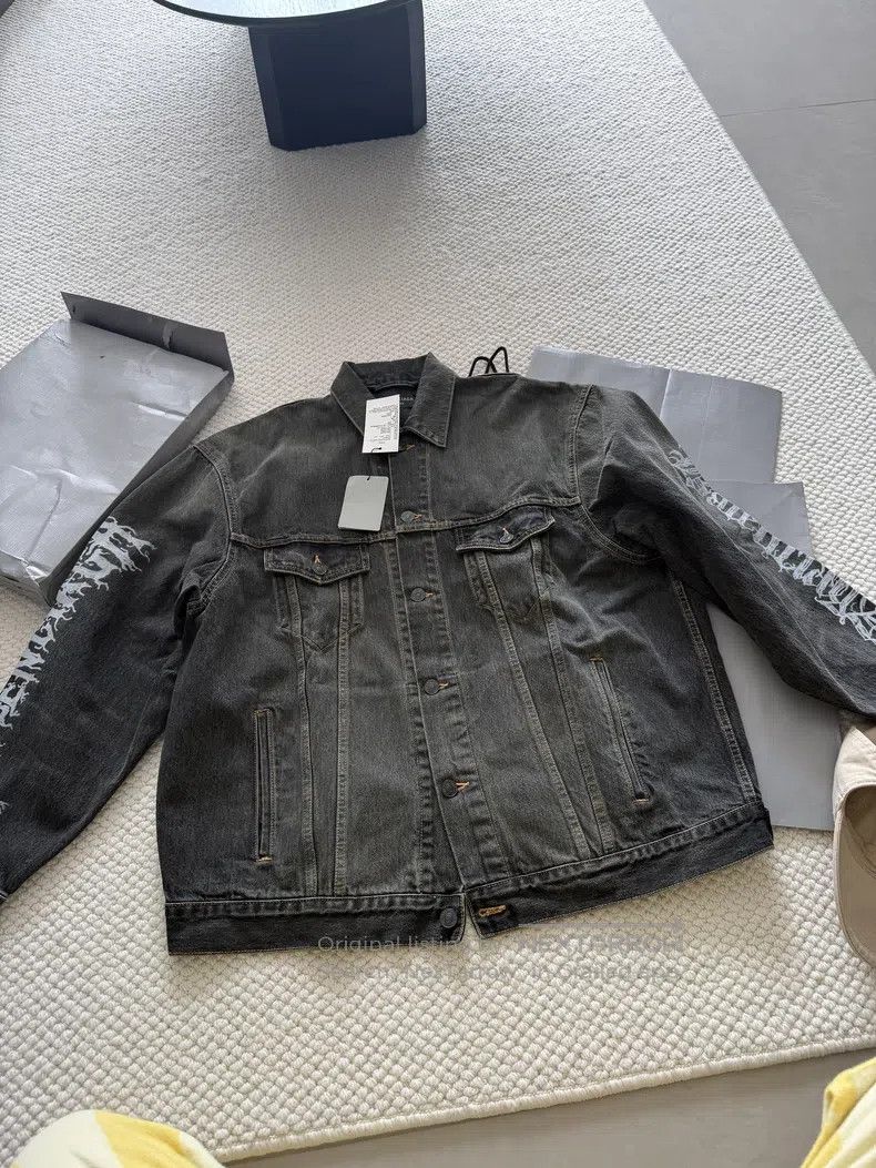 Balenciaga Balenciaga Denim Jacket Size US S / EU 44-46 / 1 - 3 Thumbnail