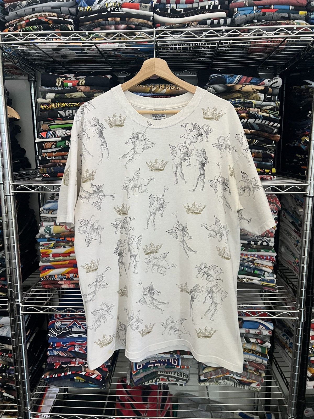 Arts & Science 90s Wildwood Productions Angels Crowns Single Stitch Tee Size US XL / EU 56 / 4 - 1 Thumbnail