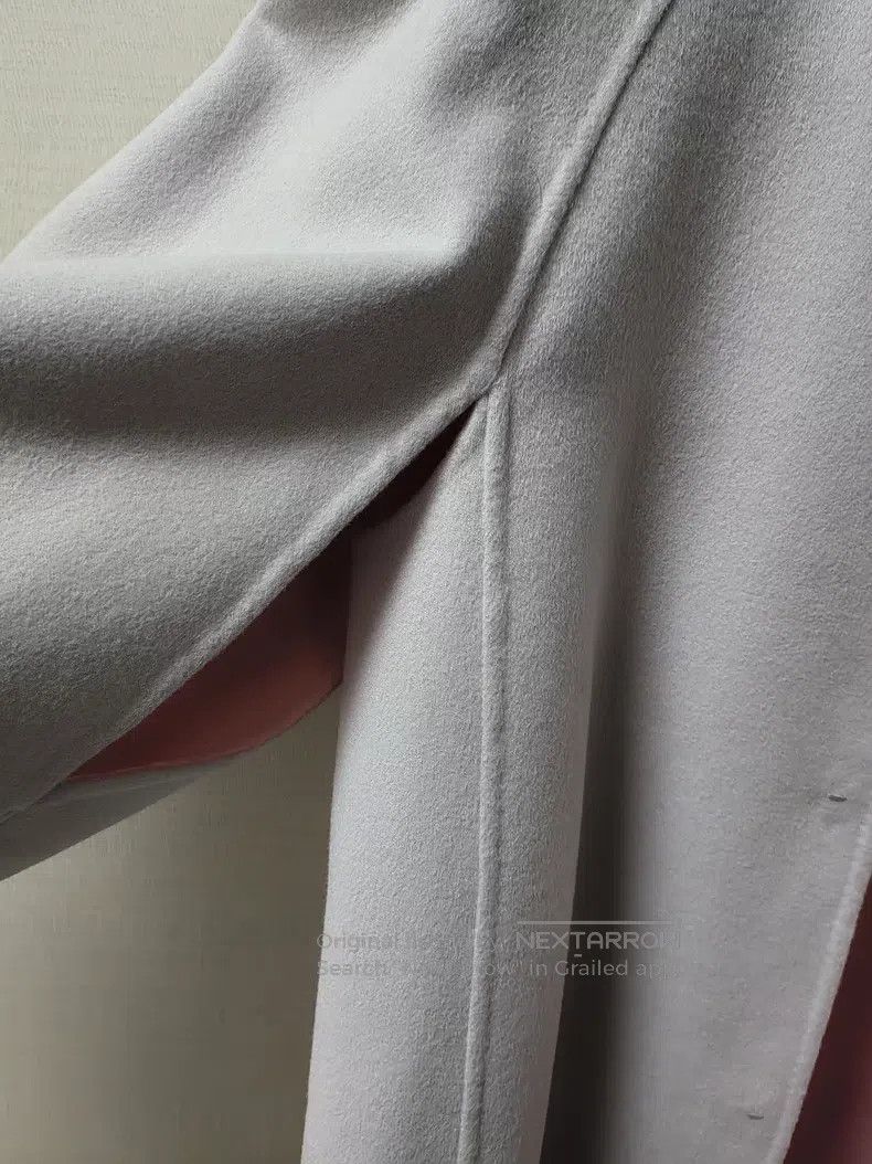 Fendi Fendi Lilac Wool Cloak Overcoat Size XS / US 0-2 / IT 36-38 - 4 Thumbnail