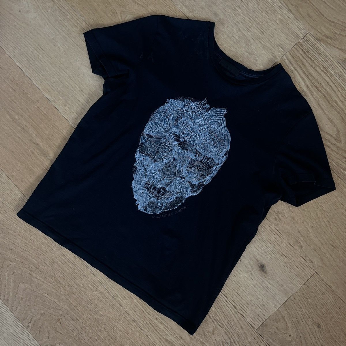 image of Alexander Mcqueen Classic Tshirt in Black, Men's (Size Small)