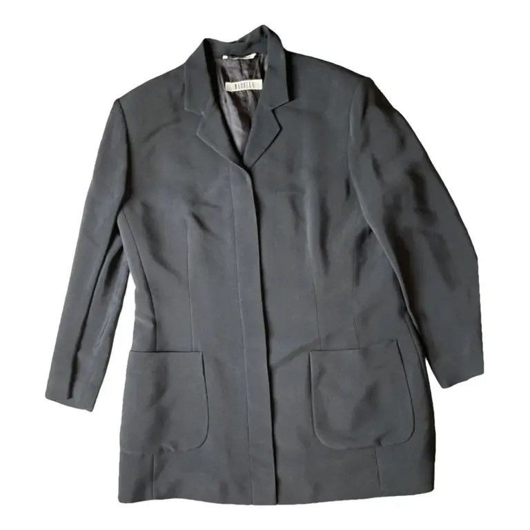 image of Marella Silk Suit in Blue, Women's (Size Large)