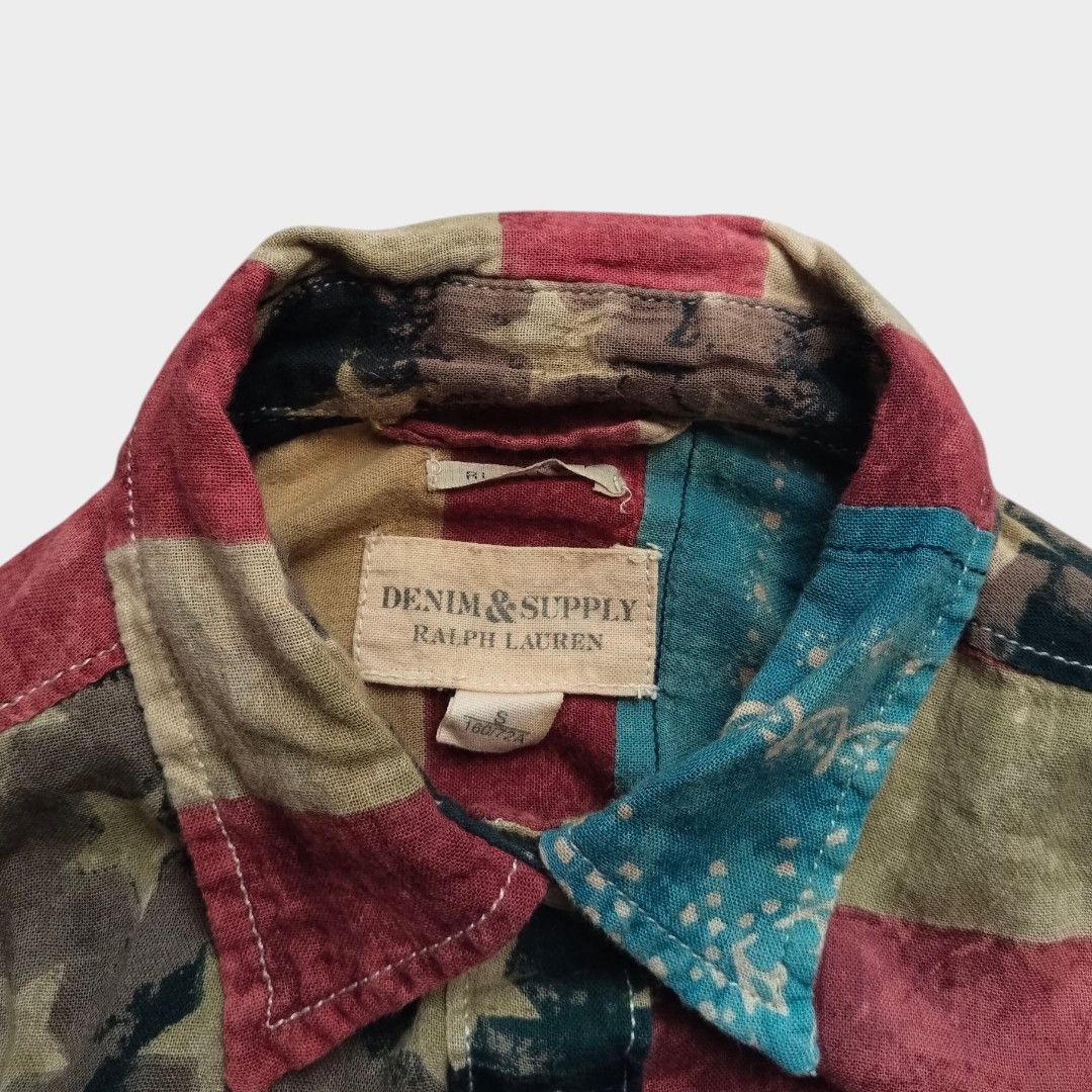 Le Grande Bleu (L.G.B.) Denim&supply Ralph Lauren American flag linen shirt Size US S / EU 44-46 / 1 - 4 Thumbnail