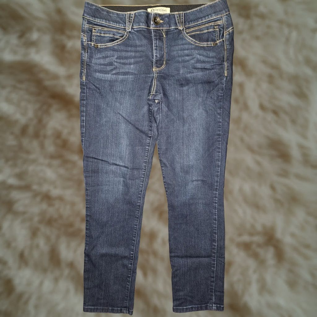 Vintage Democracy Jeans Womens 12 Blue Ab Solution Skinny Stretch Denim Pants Jeans Womens 12 Blue Ab Solution Skinny Stretch Denim Pants Size 34" / US 12 / IT 48 - 1 Thumbnail