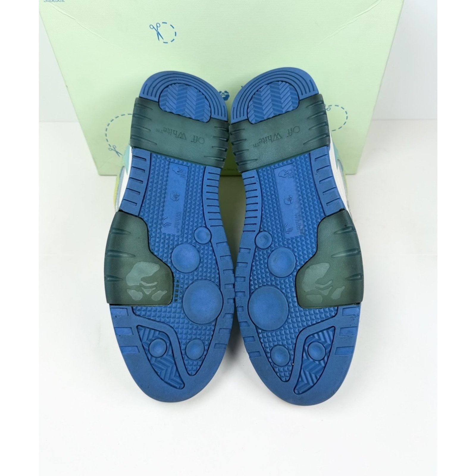 Off-White Size 44EU/11US- Off-White Out Of Office Blue/Yellow Size US 11 / EU 44 - 6 Thumbnail