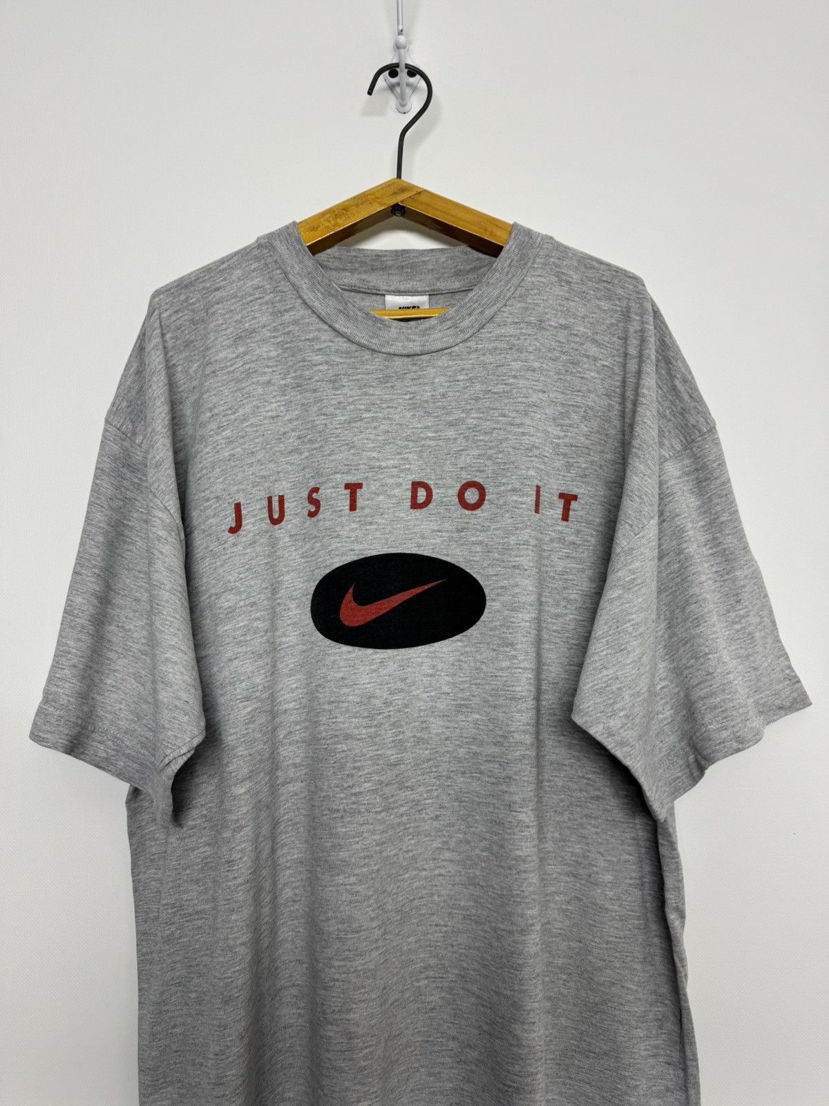 Nike Vintage 90s Nike Just Do It T-Shirt swoosh Size US L / EU 52-54 / 3 - 5 Thumbnail