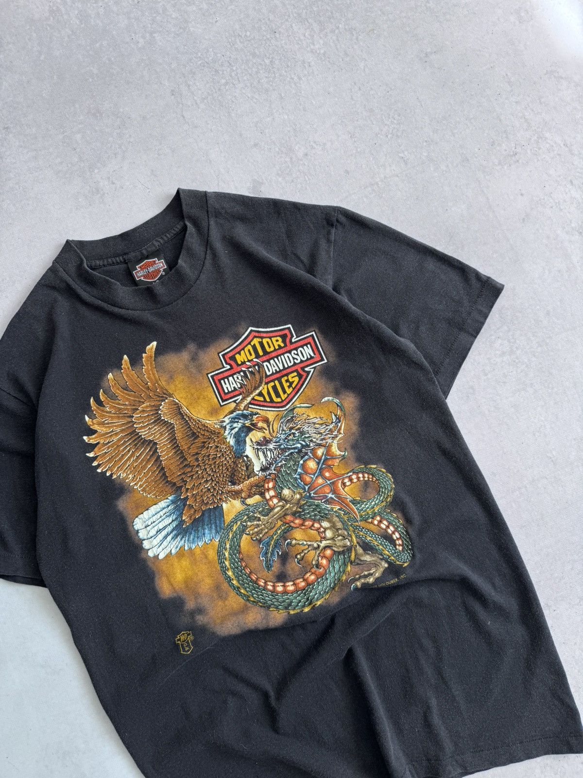 Harley Davidson Vintage 1988 Harley-Davidson Honolulu Hawaii Rare Unisex Tee Size US L / EU 52-54 / 3 - 5 Thumbnail