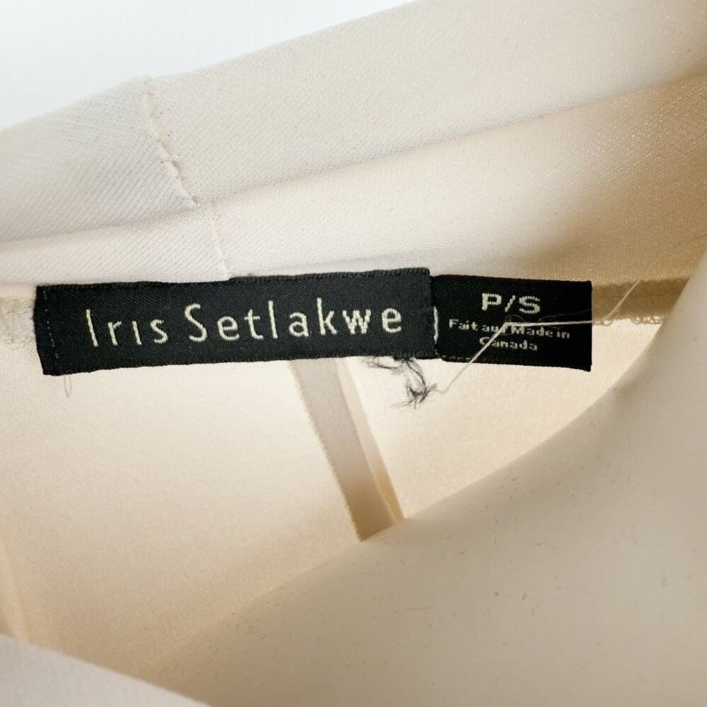 Other IRIS SETLAKWE Cream Fronced Shoulders Minimalist Top Size S Size XS / US 0-2 / IT 36-38 - 6 Thumbnail