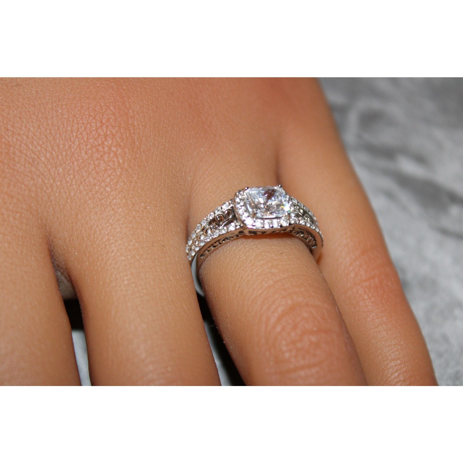 Other Diamonique .925 Sterling 1.25 CTTW CZ Royalty Ring US SZ 7 Size ONE SIZE - 2 Thumbnail