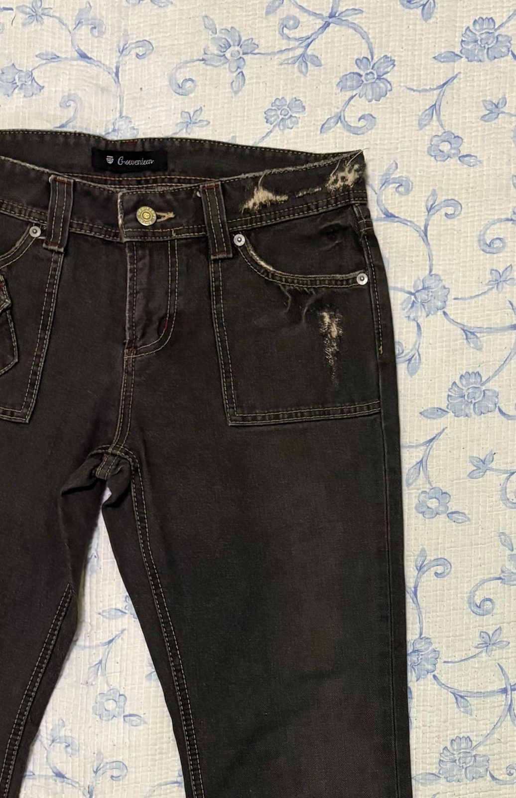 Other Cedixsept C17 Flared Denim Size US 30 / EU 46 - 7 Thumbnail