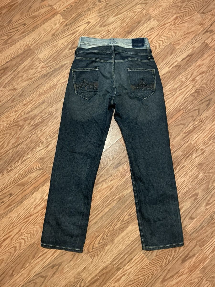 American Eagle Outfitters × Vintage Double Denim “Joeyy” Inspired Jeans Size US 34 / EU 50 - 2 Thumbnail