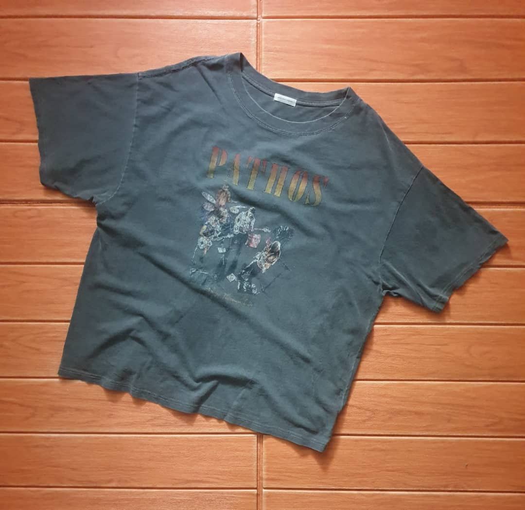 Band Tees Pathos grey colour band shirt Size L / US 10 / IT 46 - 1 Thumbnail