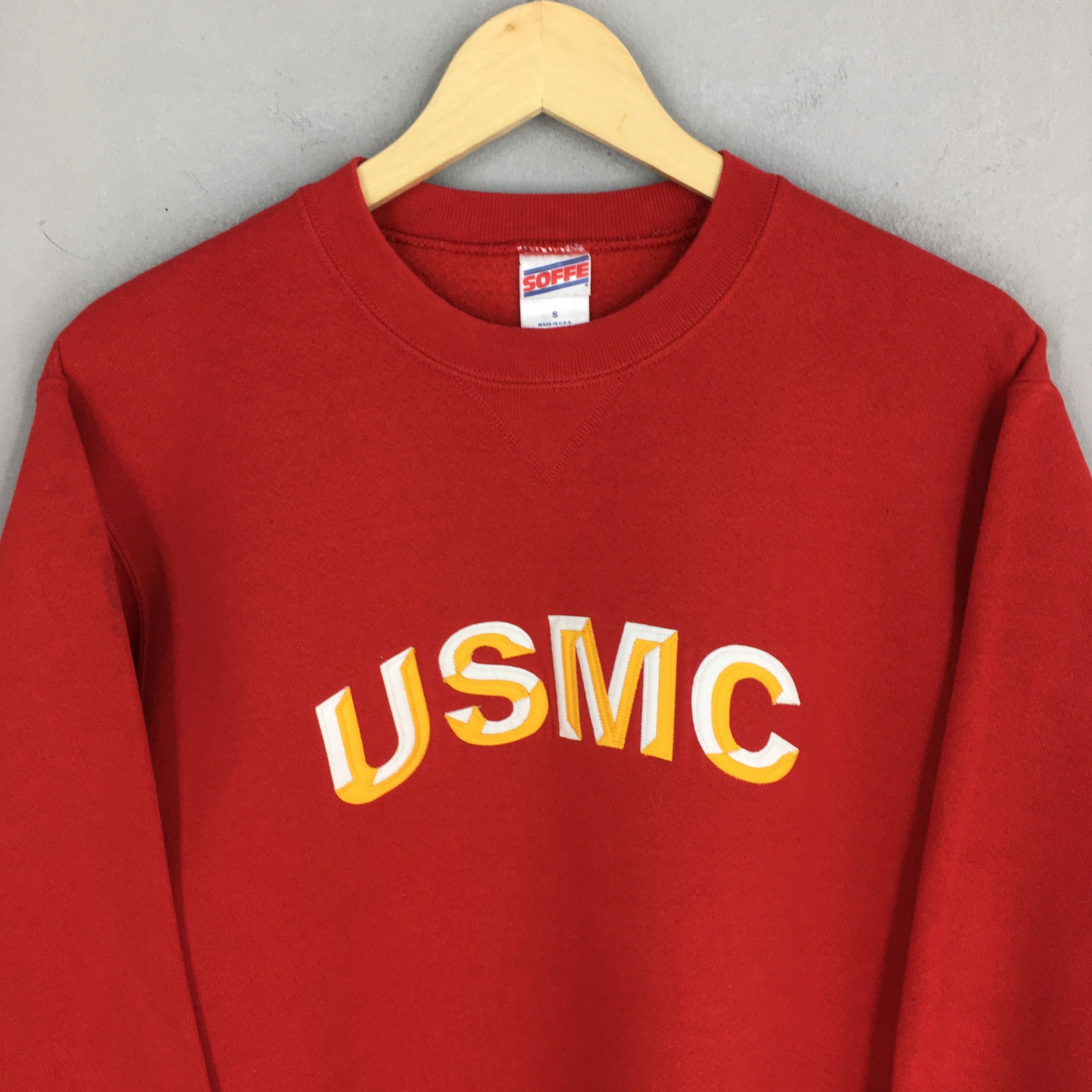 NCAA × Vintage Vintage 90's Usmc Philadelphia Sweatshirt Small Size US S / EU 44-46 / 1 - 2 Thumbnail