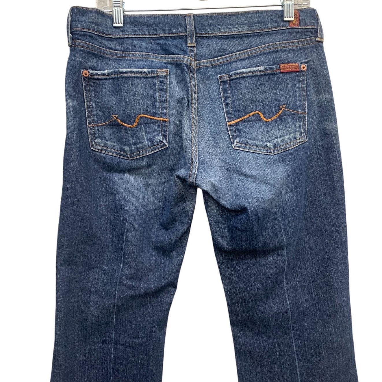7 For All Mankind 7 For All Man Kind Dark Wash Jeans SZ 30 CUT: 702011 Size 32" / US 10 / IT 46 - 4 Thumbnail