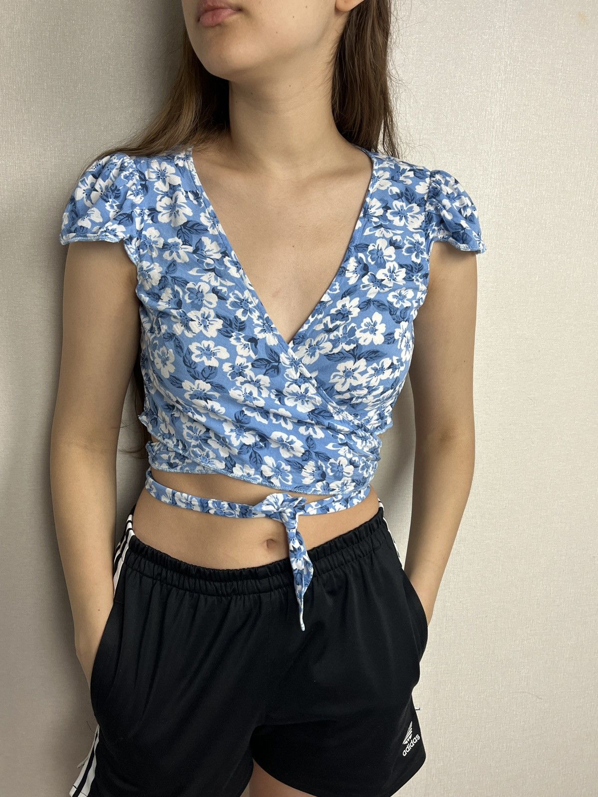 Denim & Supply Ralph Lauren Floral Pattern Women’s Crop Top