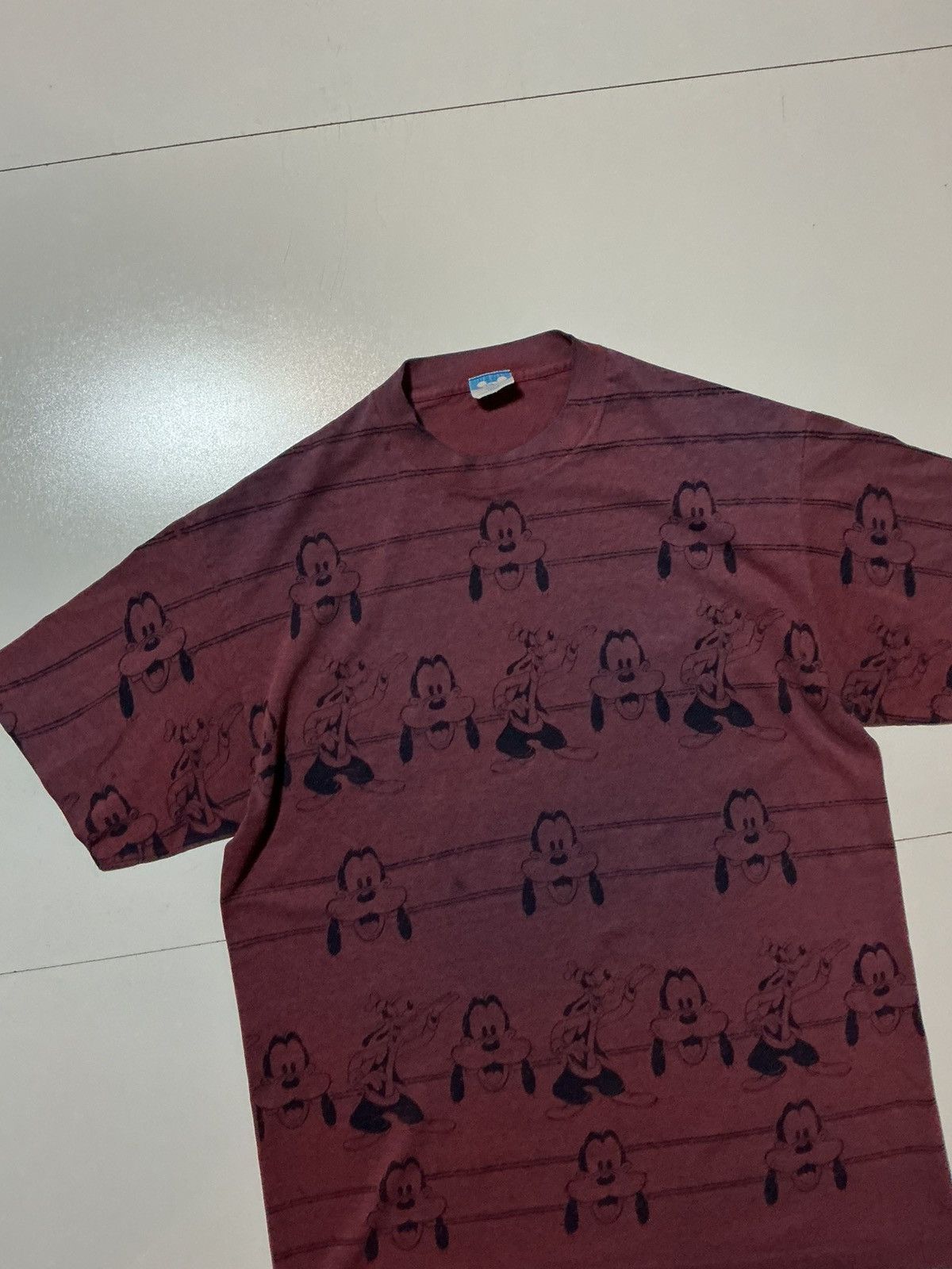 Disney Vintage 80s Disney Character Goofy Single Stitch T-Shirt Size US L / EU 52-54 / 3 - 3 Thumbnail
