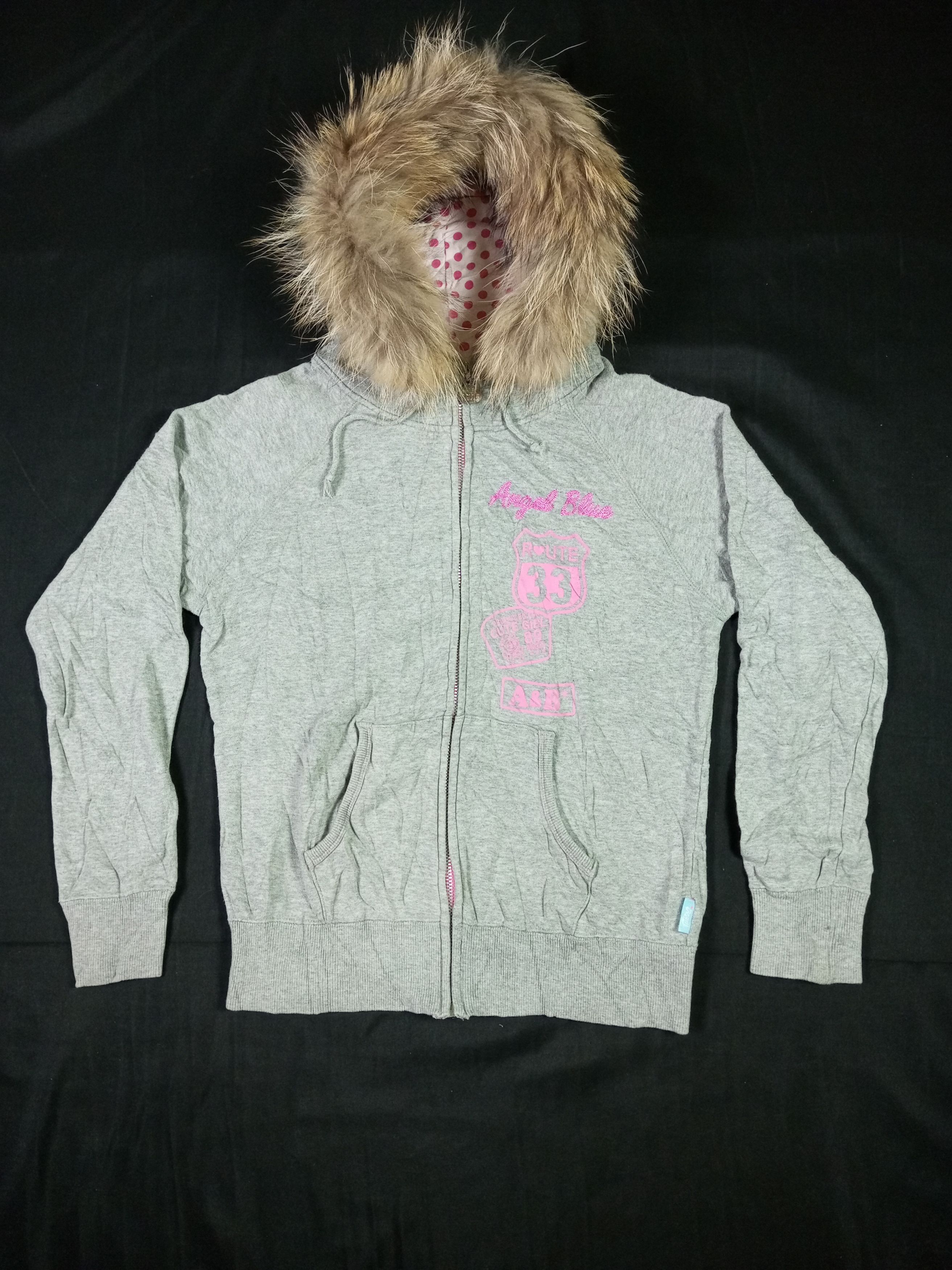 Angel Blue Women’s Size L on tag 00s Angel Blue Fur Hoodie Size L / US 10 / IT 46 - 1 Thumbnail