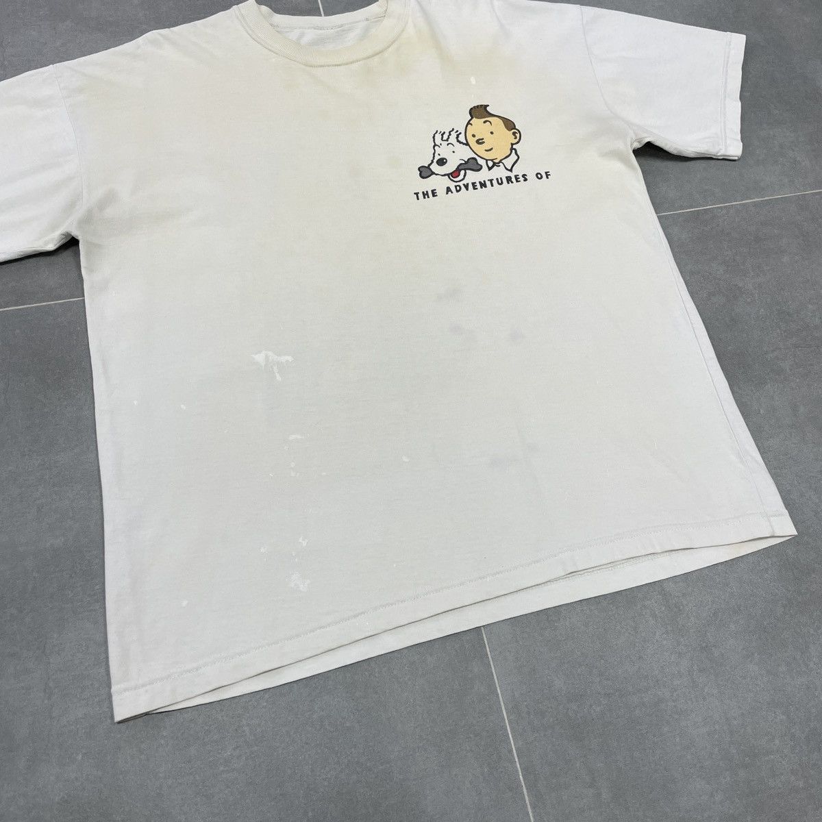 Vintage Vintage The Adventures Of Tintin T-Shirt Size M Size US M / EU 48-50 / 2 - 8 Thumbnail