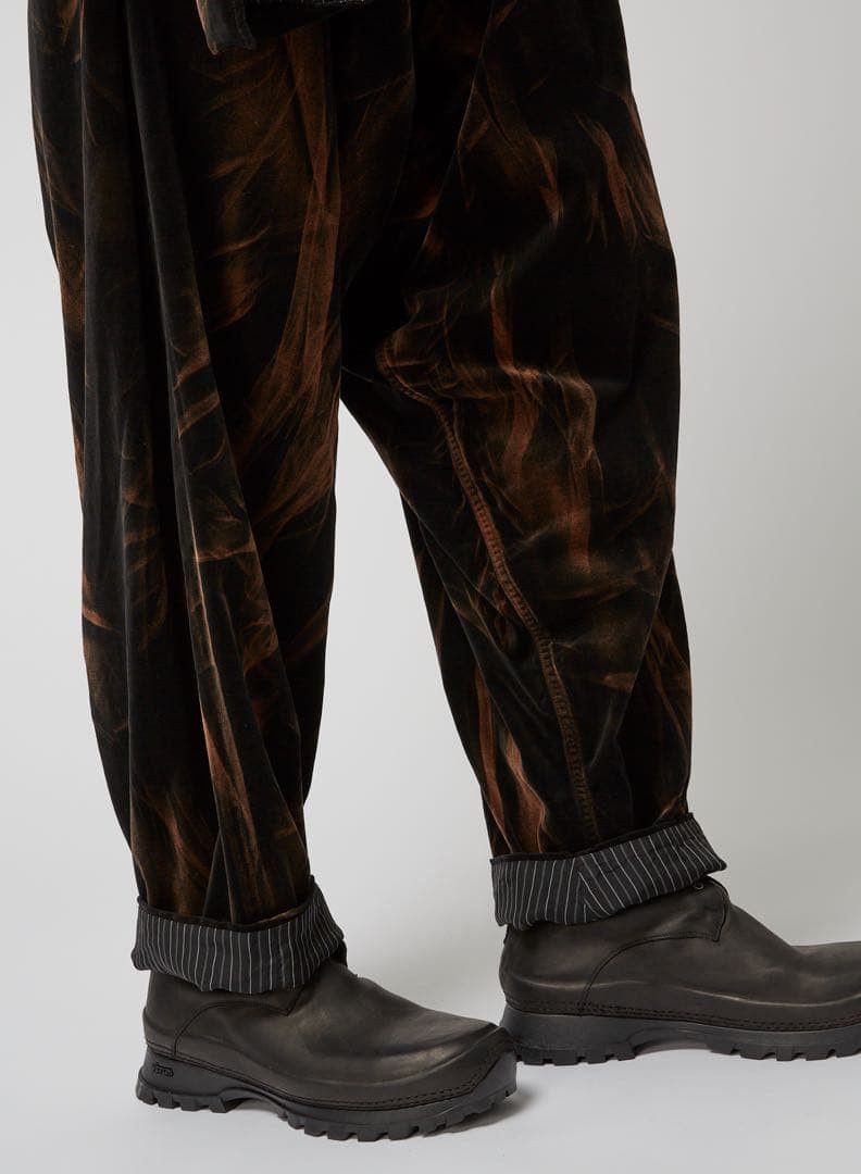 Yohji Yamamoto Yohji Yamamoto Pour Homme STRIPED VELVETEEN Pants Trouser Size US 30 / EU 46 - 15 Thumbnail