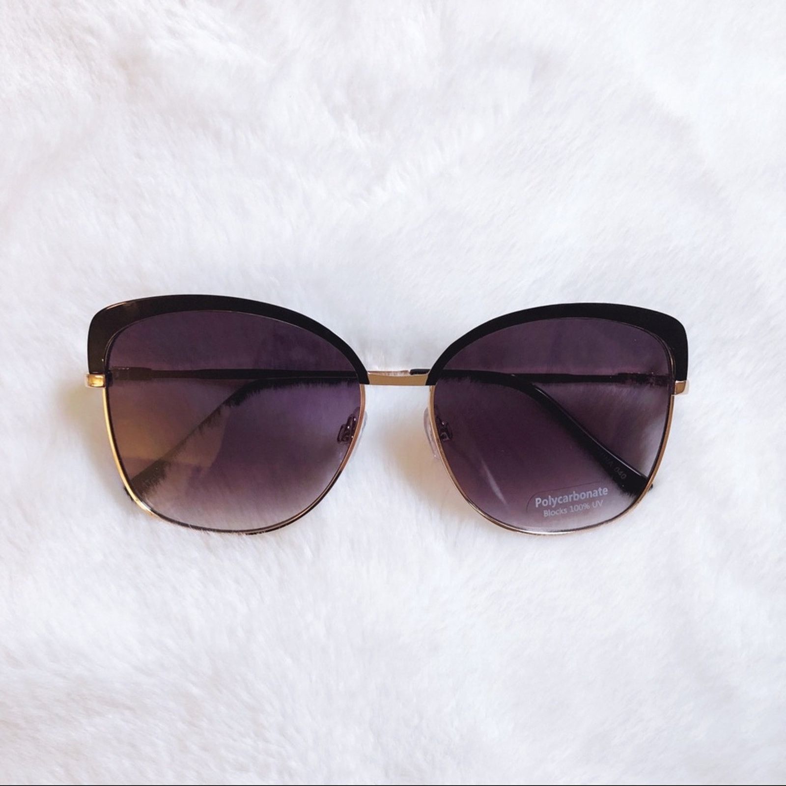 Other Robbie Black Full Rim Retro Cat Eye Sunglasses Size ONE SIZE - 1 Thumbnail