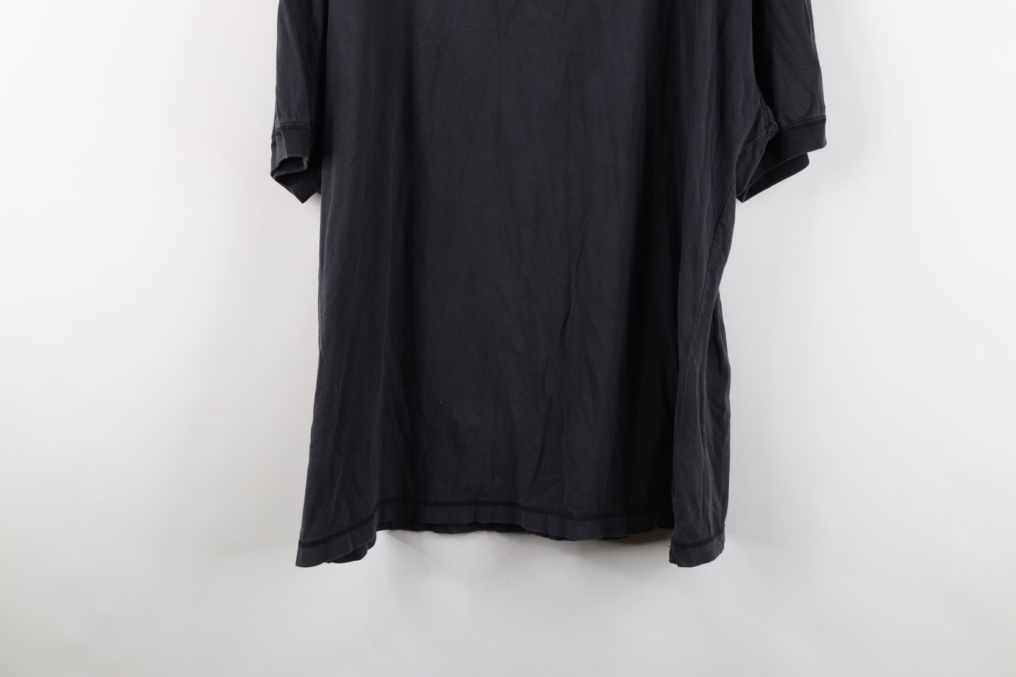 Vintage Vintage 90s Streetwear Cotton Henley T-Shirt Black Size US L / EU 52-54 / 3 - 15 Thumbnail
