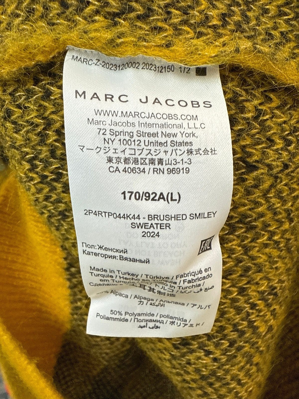 Cactus Plant Flea Market CPFM x Marc Jacobs Smiley Sweater Size US L / EU 52-54 / 3 - 4 Thumbnail