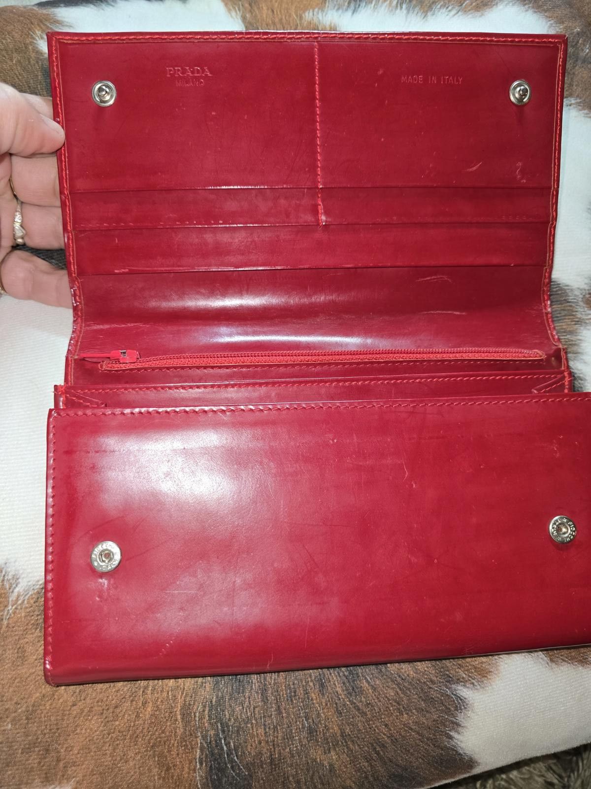 Prada Red Prada Wallet Size ONE SIZE - 8 Thumbnail