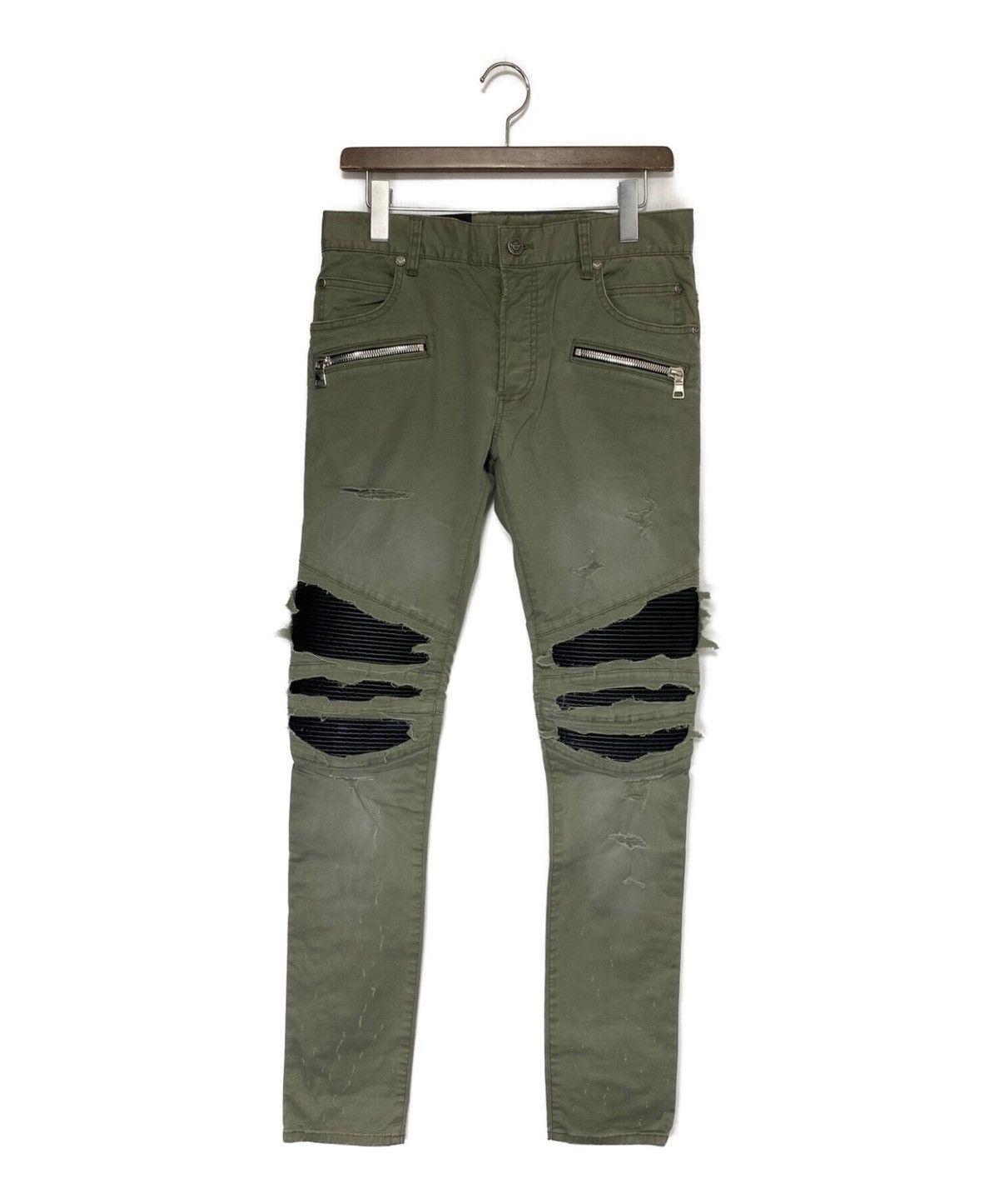 Balmain Balmain x Pierre Balmain Biker Distressed Denim Size US 34 / EU 50 - 11 Thumbnail