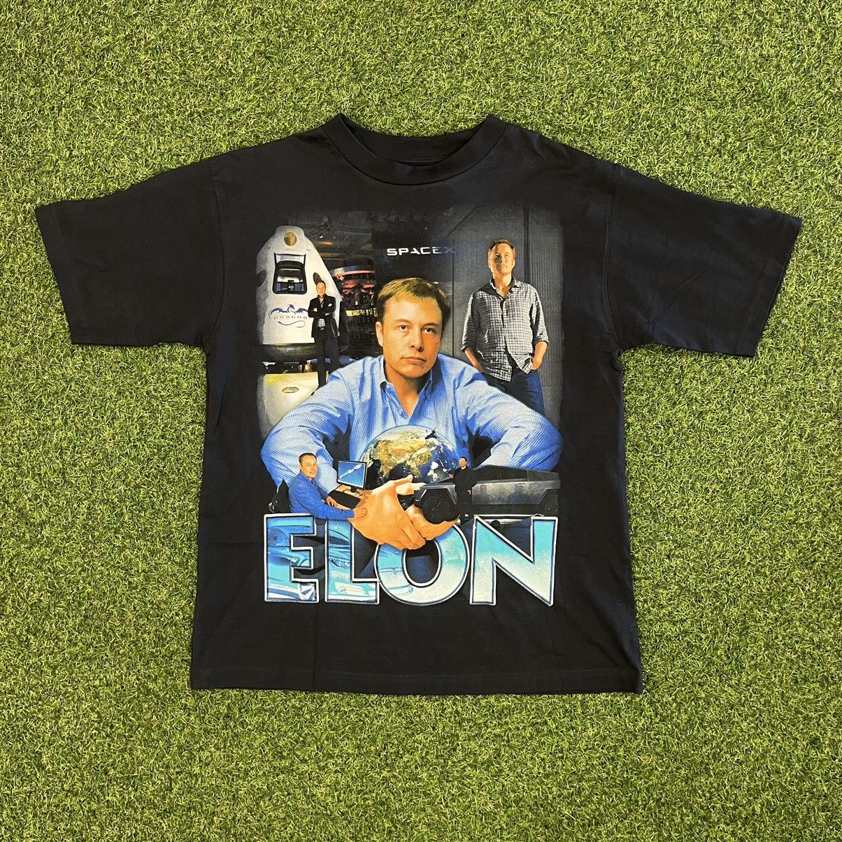 Marino Morwood-Elon Musk Tesla White T-Shirt L Never Opened