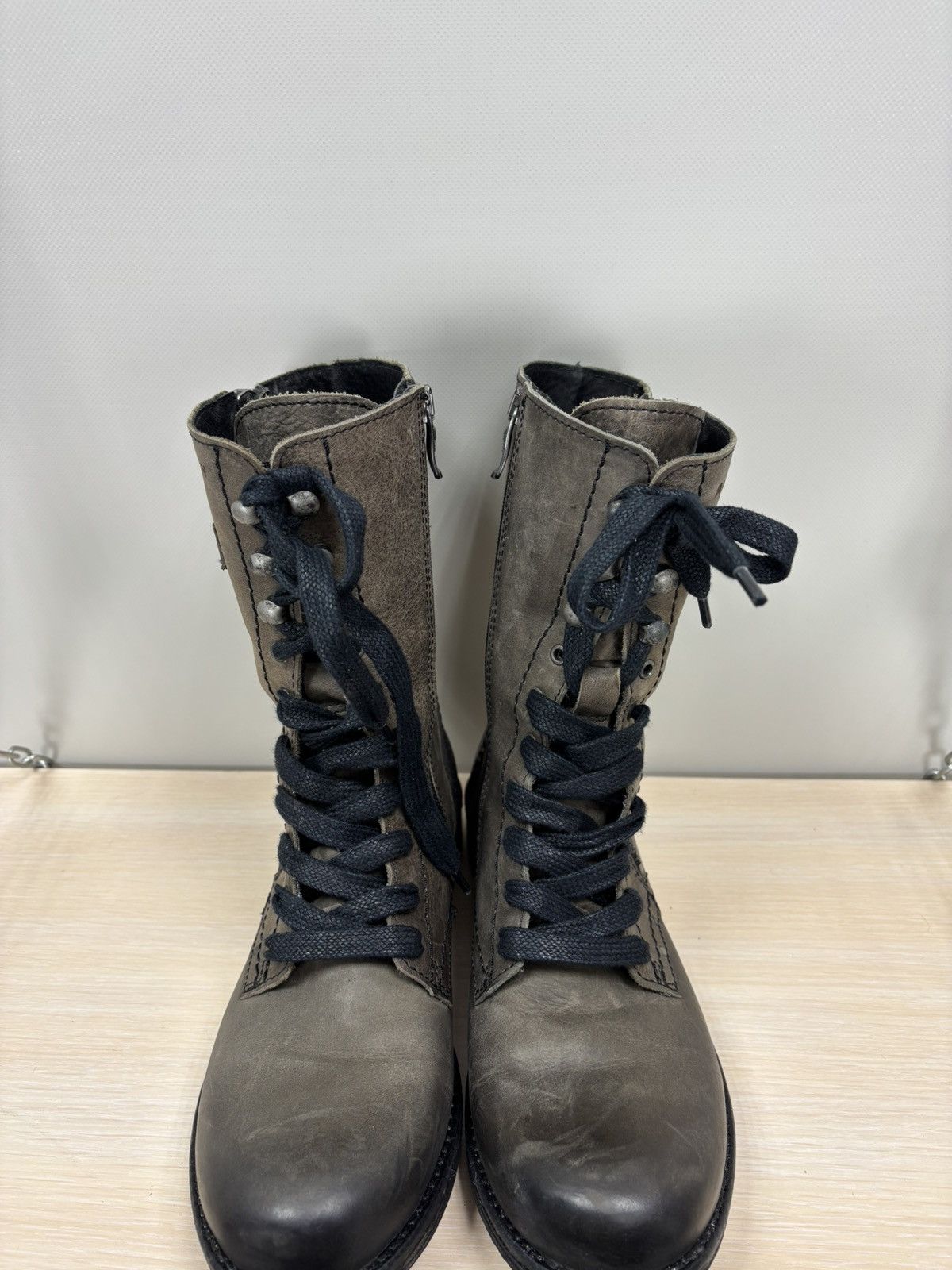 Replay Womens boots Replay Size 39 Color Gray/Brown Size US 9 / IT 39 - 4 Thumbnail