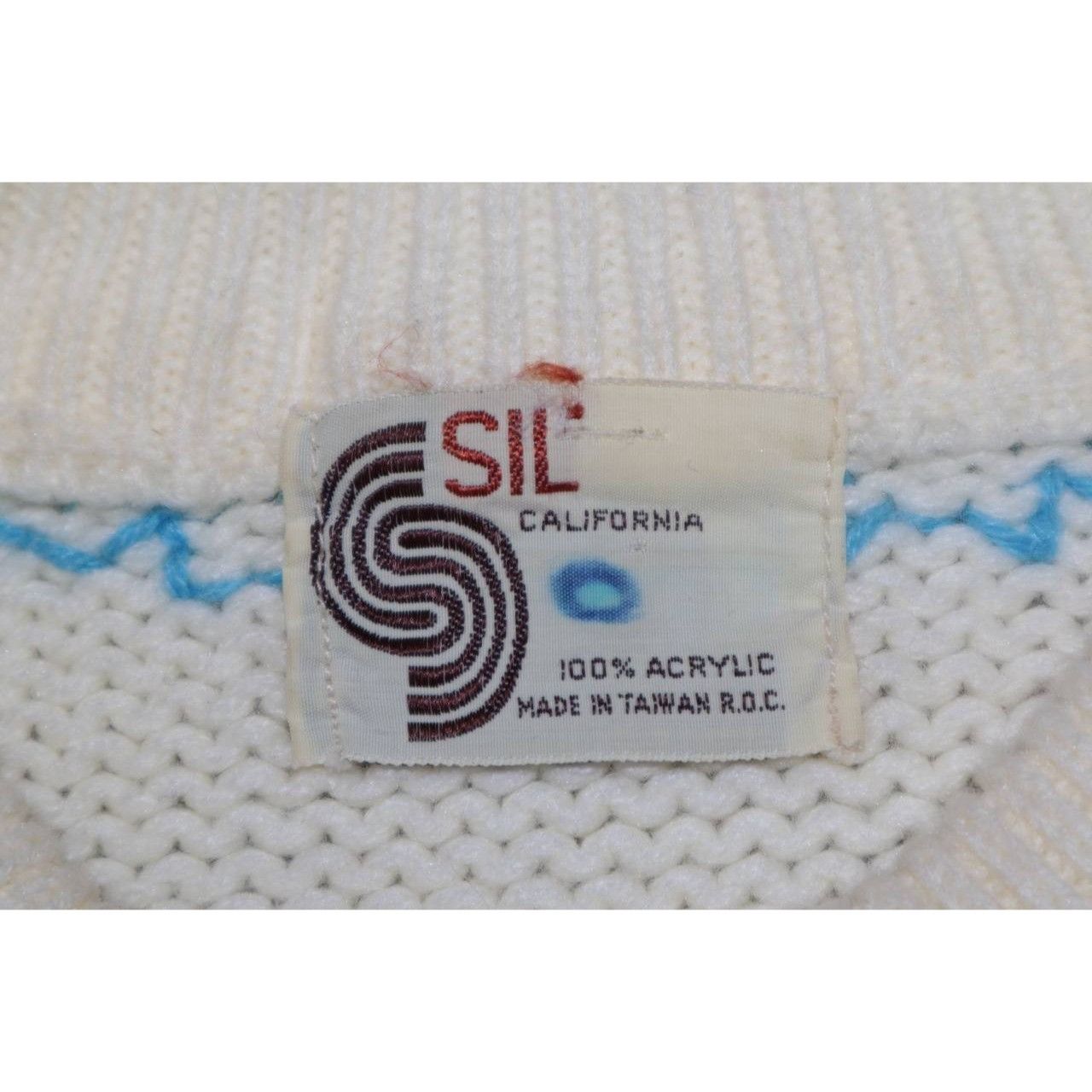 Vintage Vintage 70s Silton California Geometric Knit Sweater Men's S Size US S / EU 44-46 / 1 - 2 Thumbnail