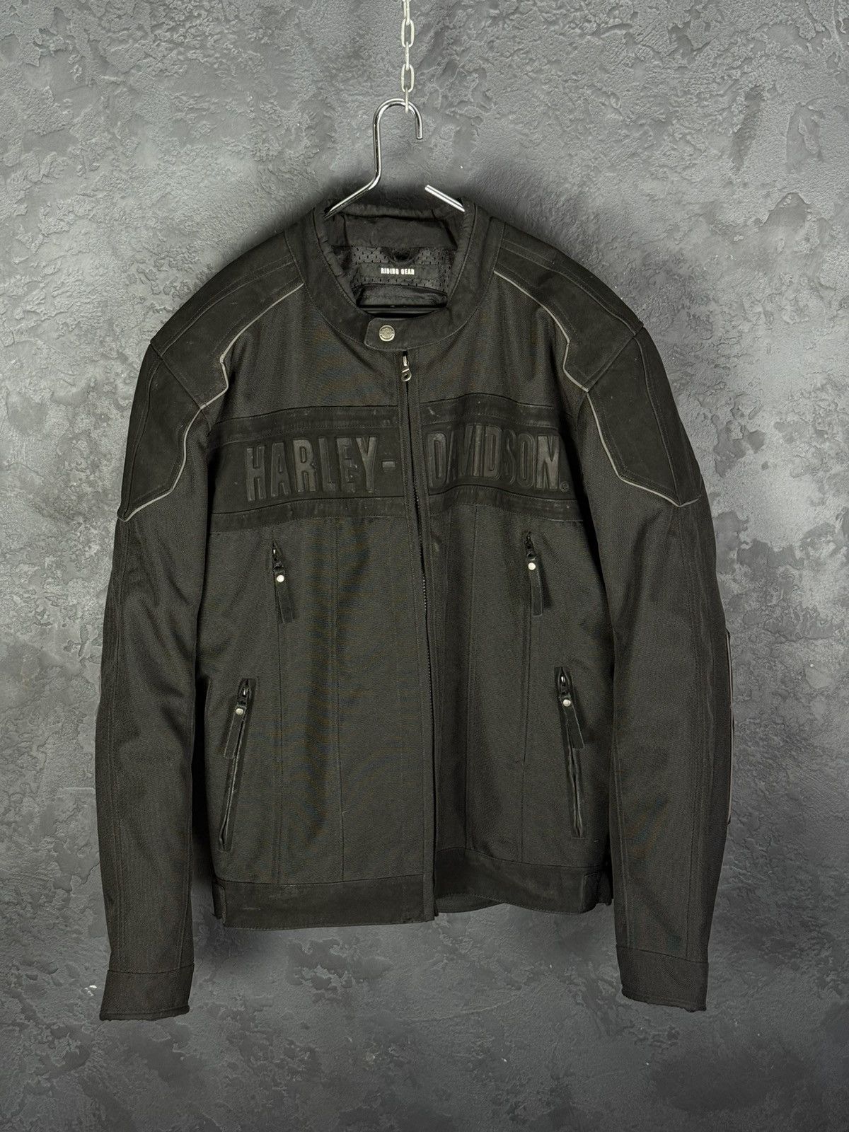 Harley Davidson Harley Davidson Authority Leanther Textile Jacket Body Armor Size US XL / EU 56 / 4 - 4 Thumbnail