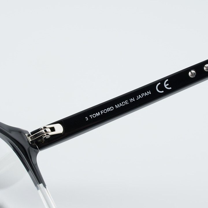 Tom Ford Tom Ford FT5589-B 003 Eyeglasses Black/Crystal 55mm Size ONE SIZE - 7 Thumbnail