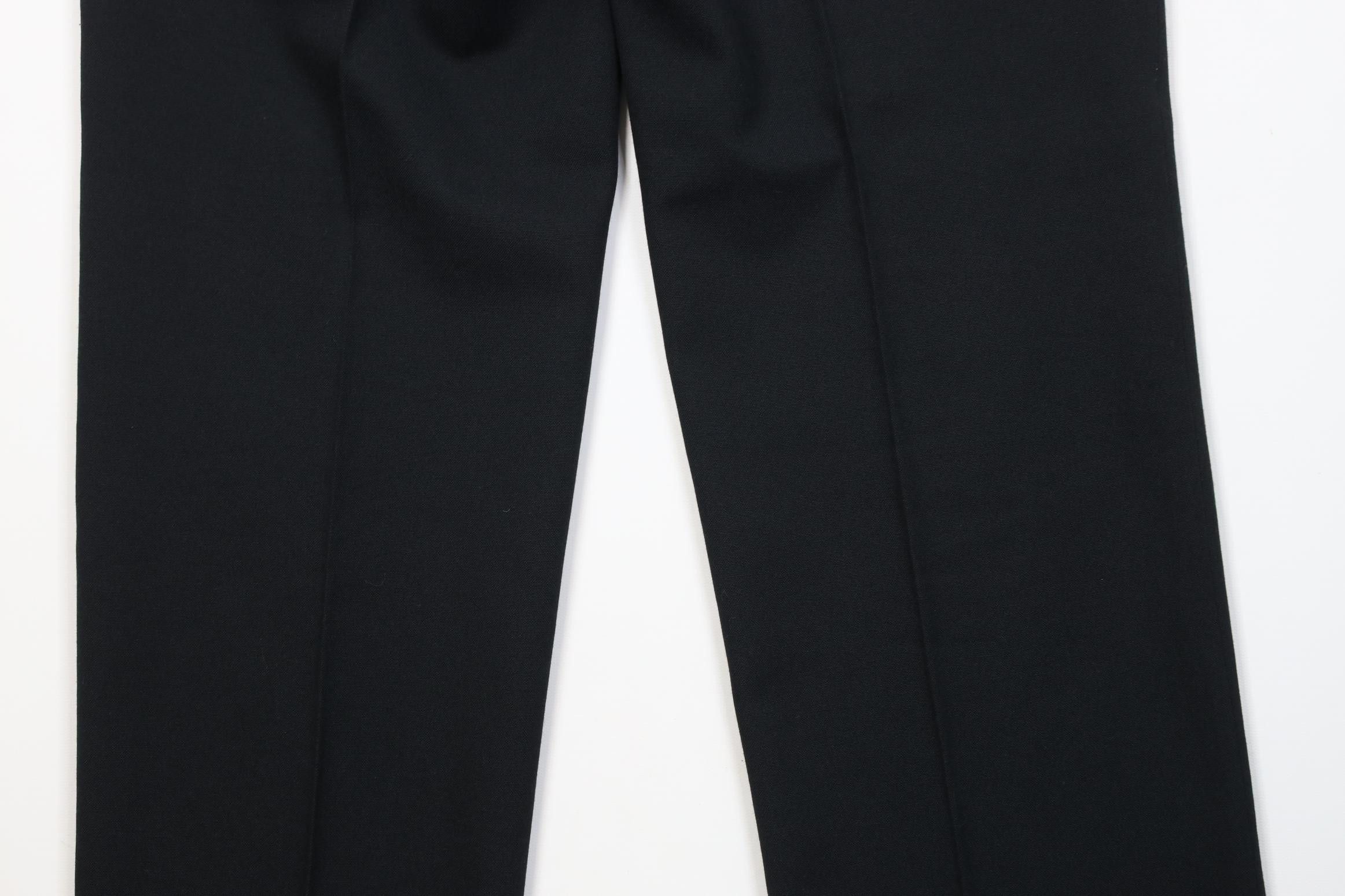 Vintage Vintage 90s Streetwear Knit Wide Leg Chino Pants Black USA Size US 34 / EU 50 - 12 Thumbnail