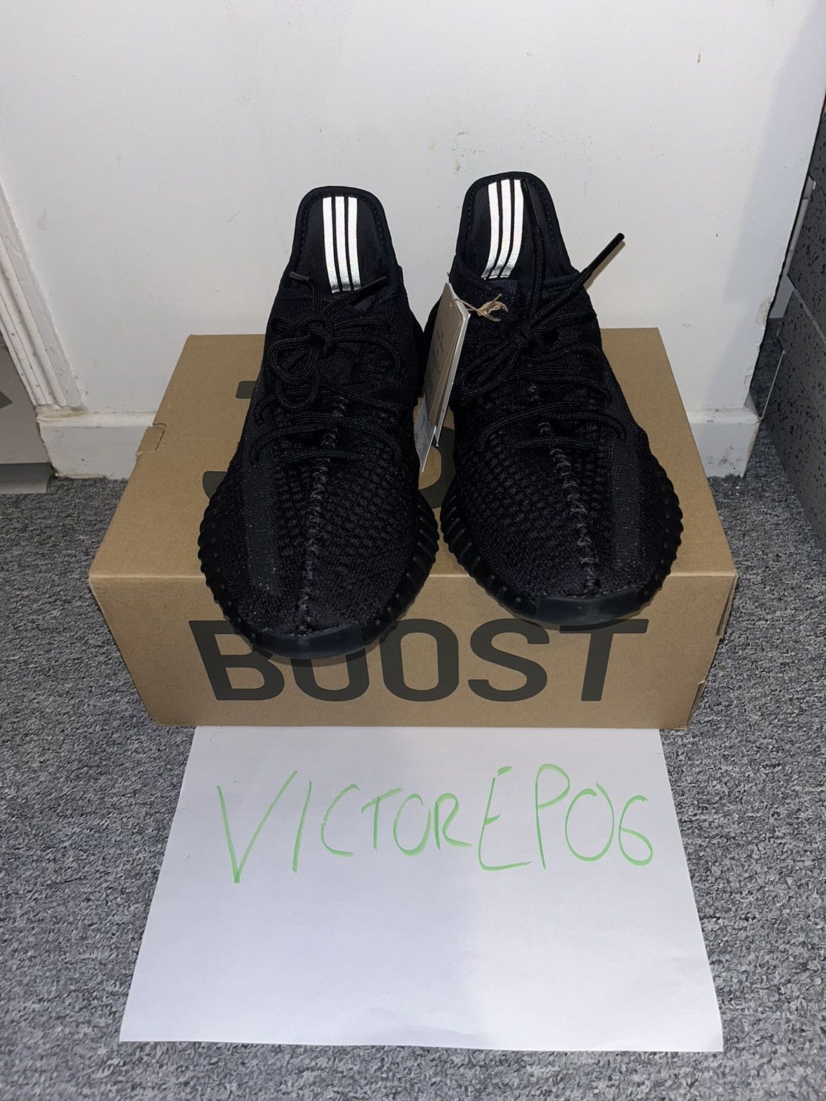 Adidas × Yeezy Yeezy Boost 350 V2 Onyx Size US 5 / IT 35 - 2 Thumbnail