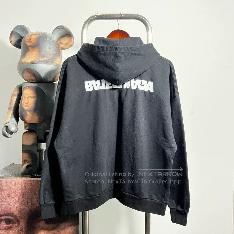 Balenciaga Balenciaga Reversed Logo Embroidered Zipper Jacket Size US S / EU 44-46 / 1 - 2 Thumbnail