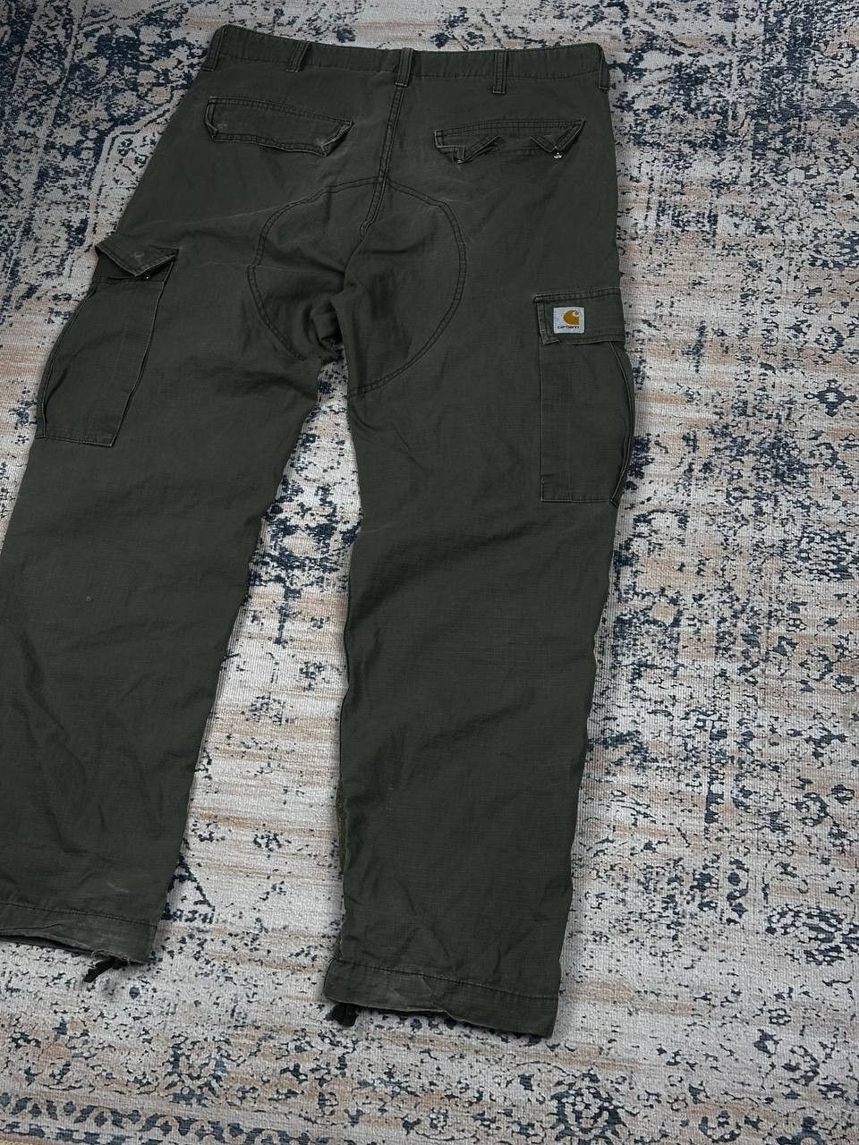Carhartt Vintage Carhartt Cargo Distressed Baggy Pants Size US 33 - 14 Thumbnail